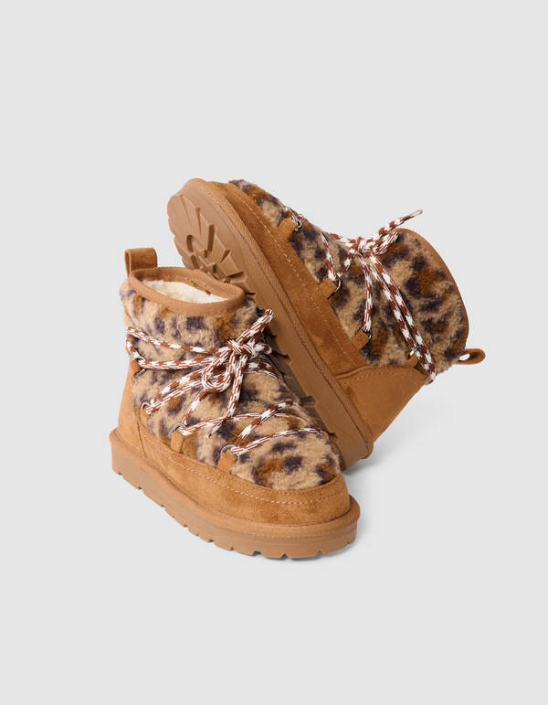 Leoparden-Shorts Braun SHOEBY SHOES