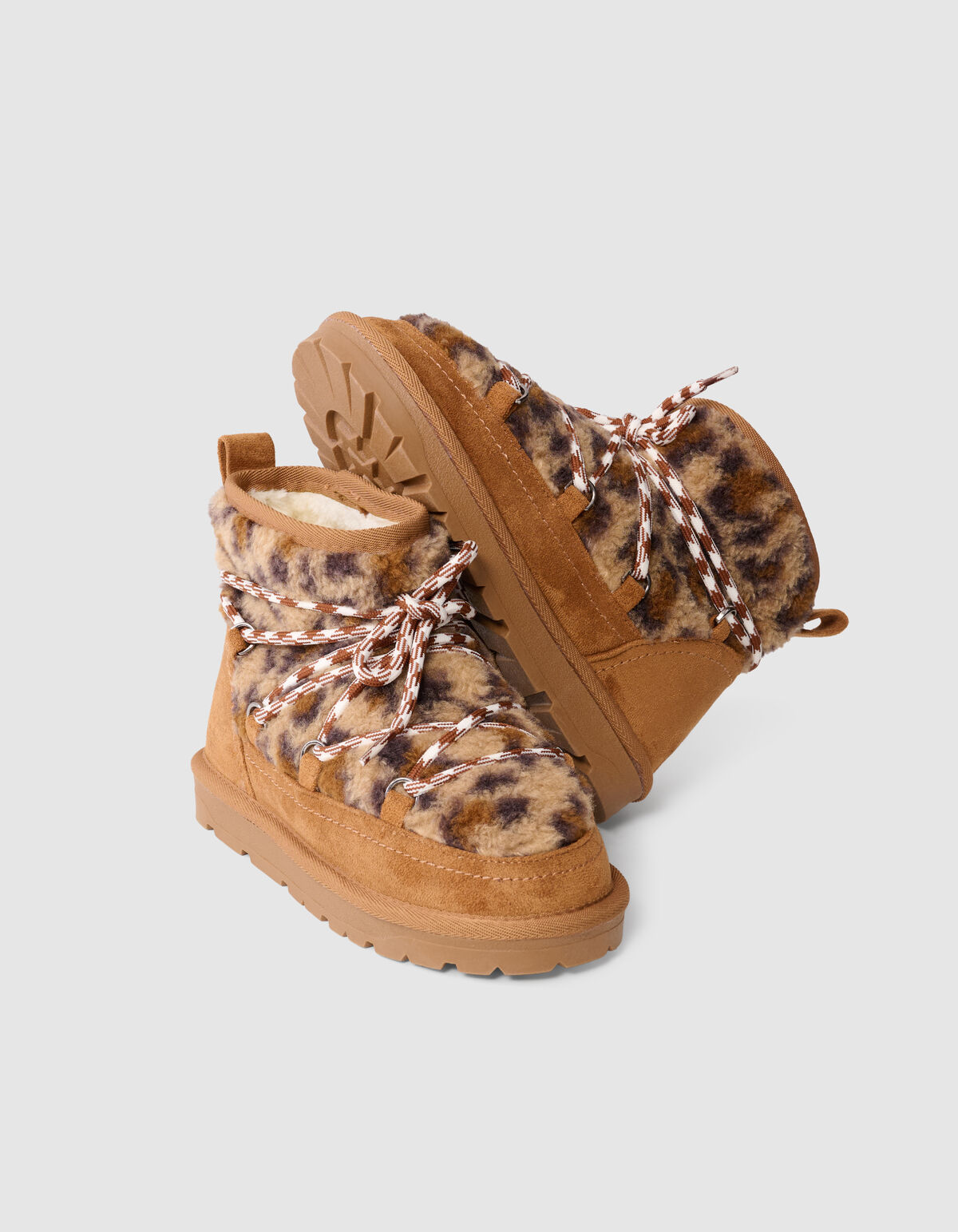 Leoparden-Shorts Braun SHOEBY SHOES