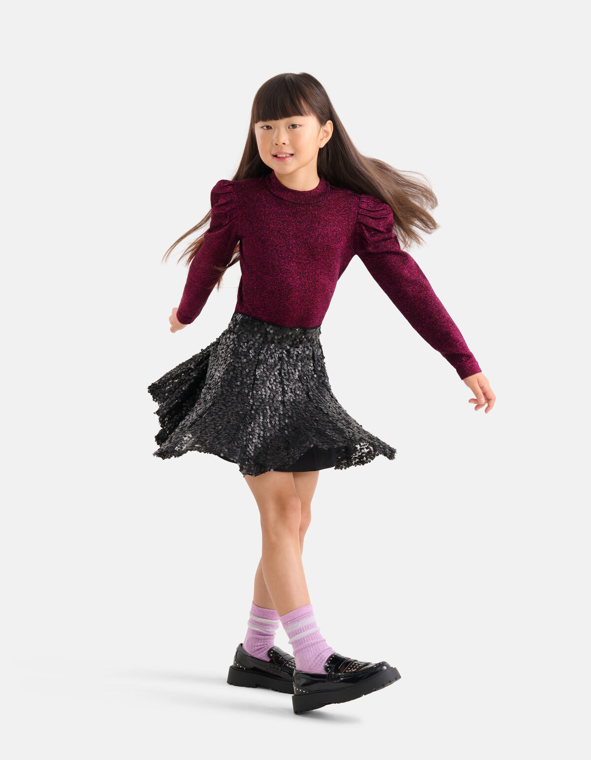 Lurex-Top Rosa SHOEBY GIRLS