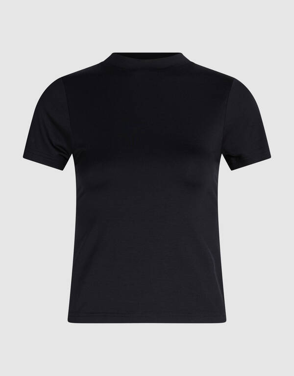 Fitted T-Shirt Schwarz SHOEBY WOMEN