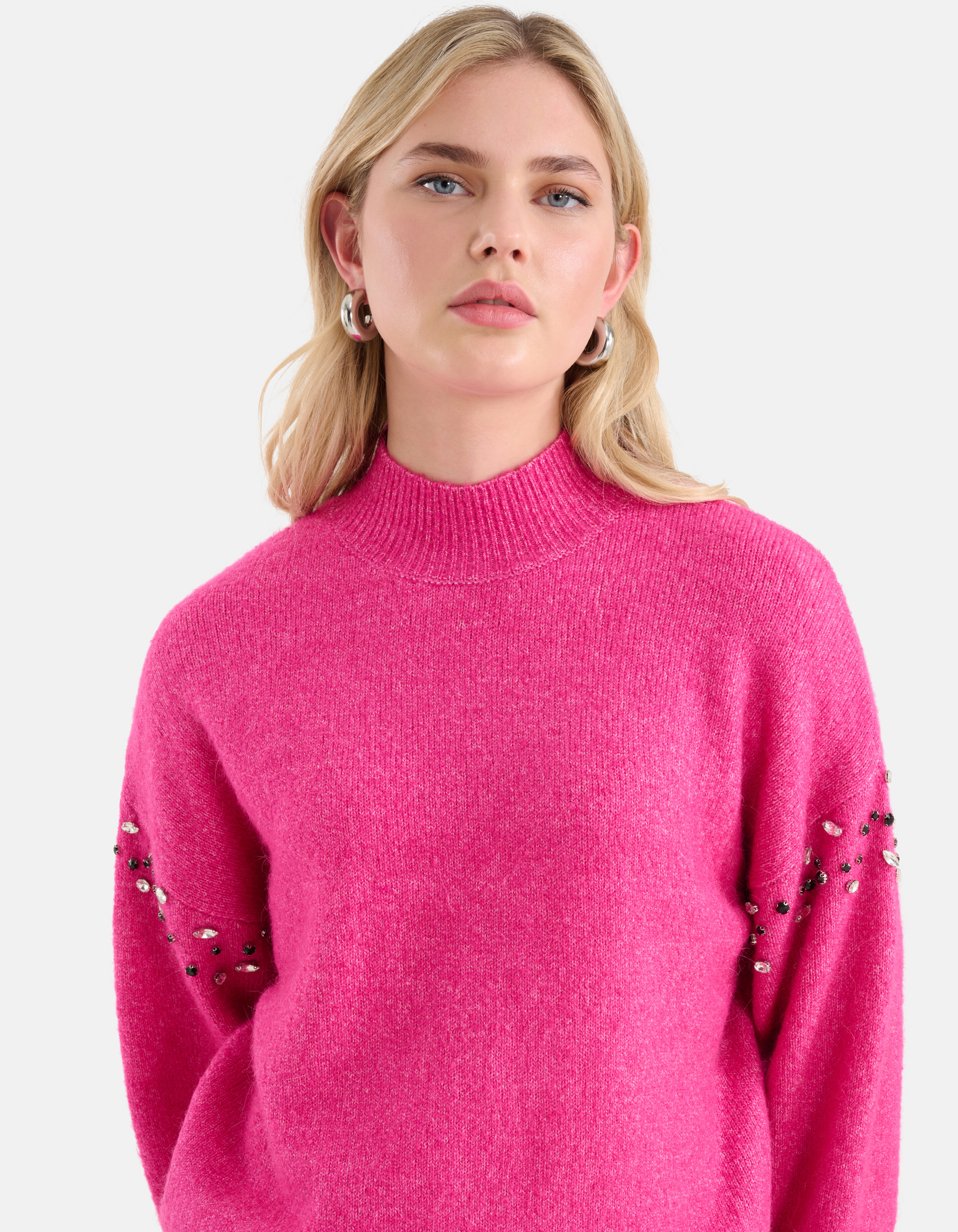 Nieten-Pullover Rosa SHOEBY WOMEN