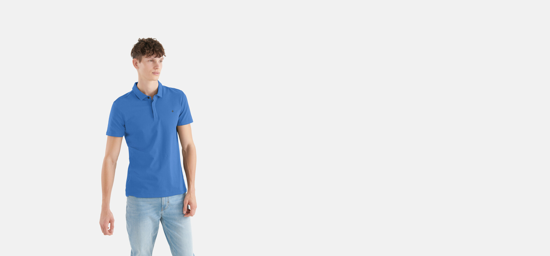 Jersey Polo Blau SHOEBY MEN