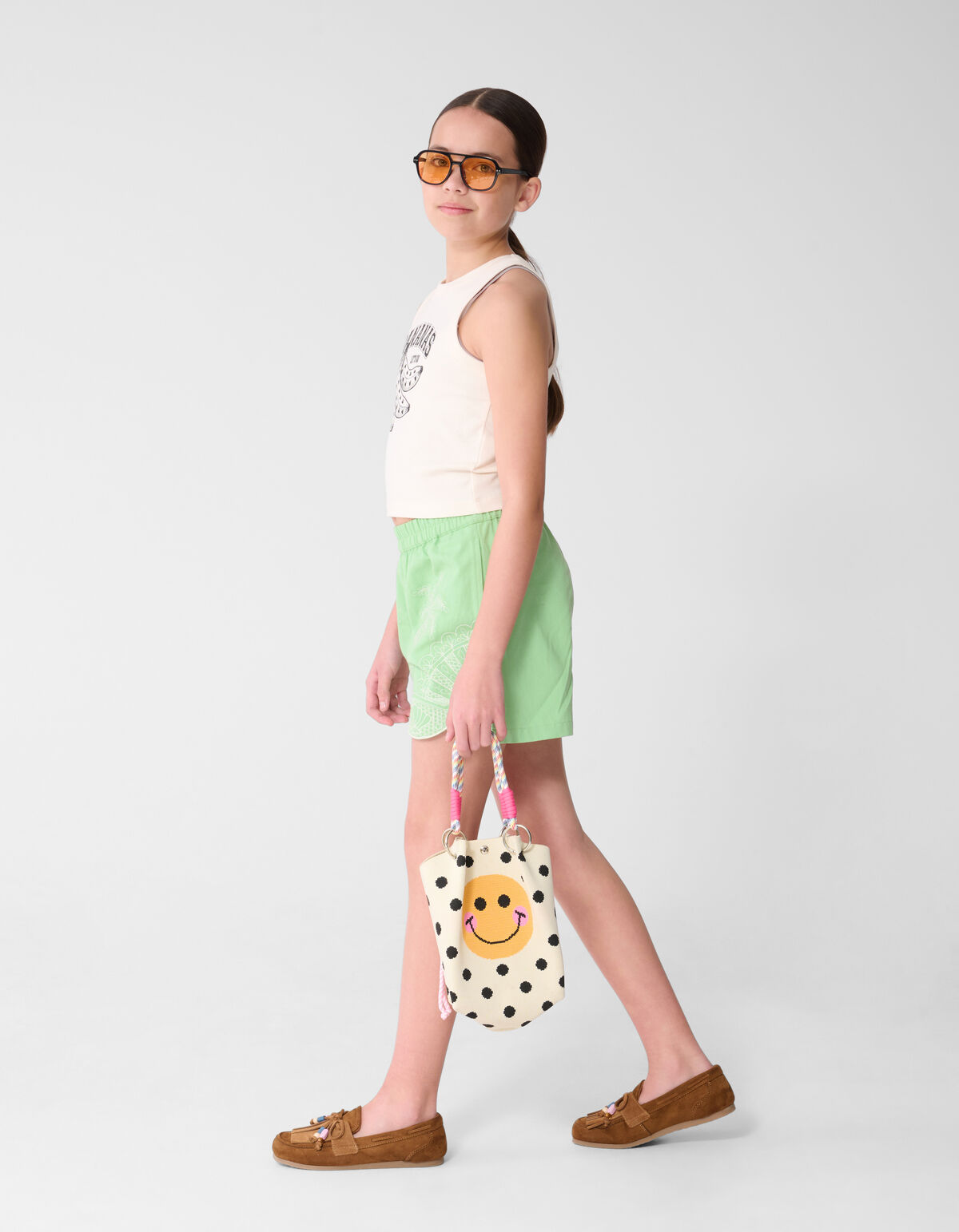 Bananen Top Gebrochen Wei&szlig; SHOEBY GIRLS