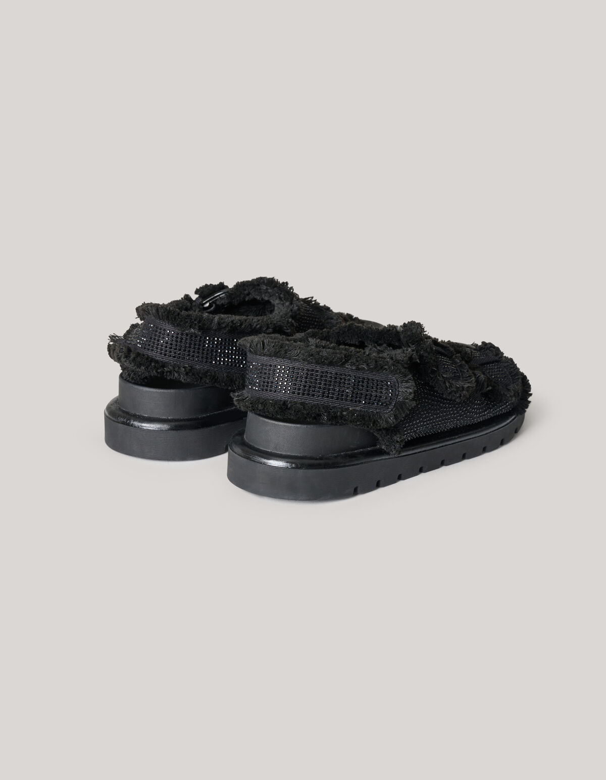 Strass-Sandalen Schwarz SHOEBY SHOES