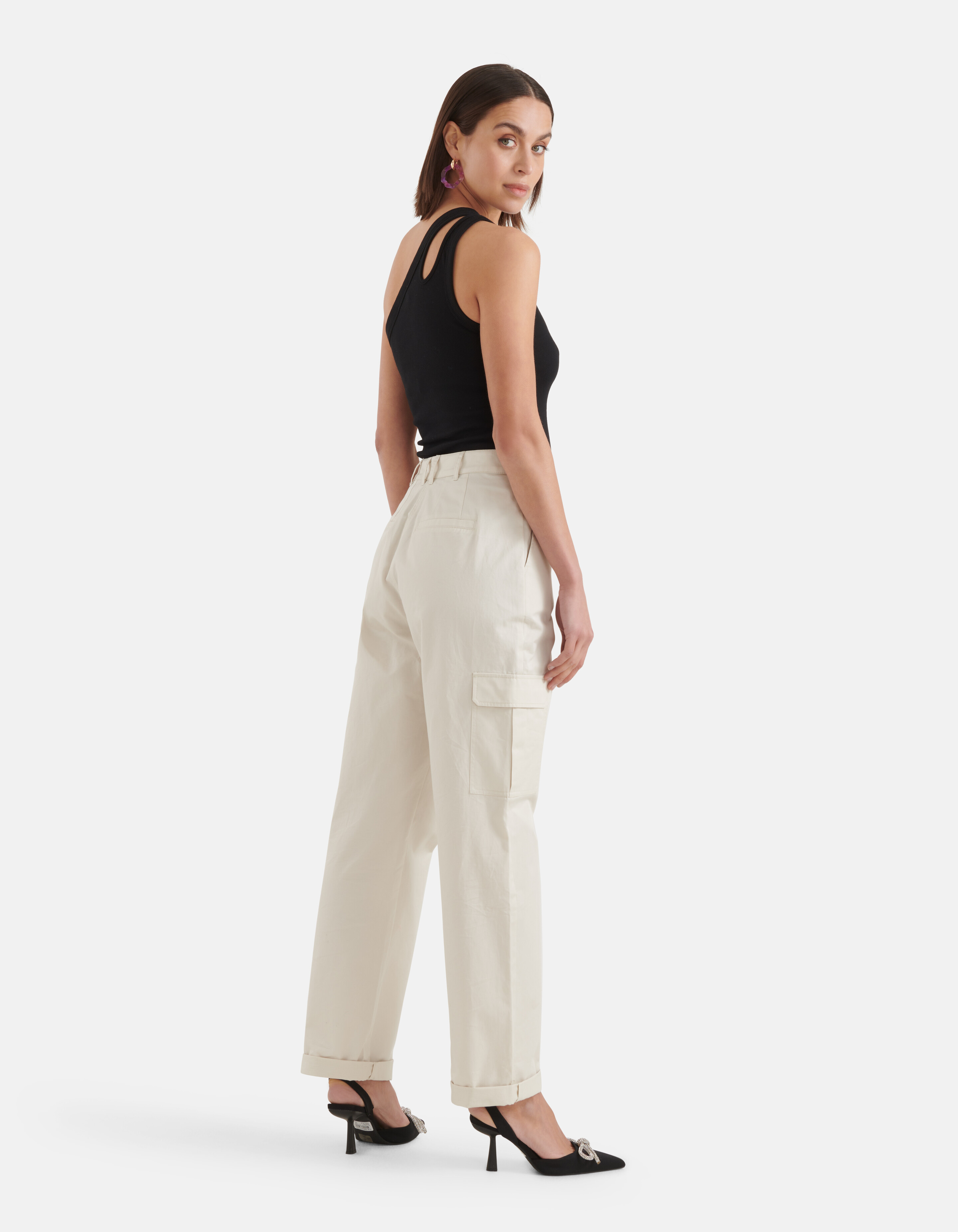 Cargohose Off White SHOEBY WOMEN