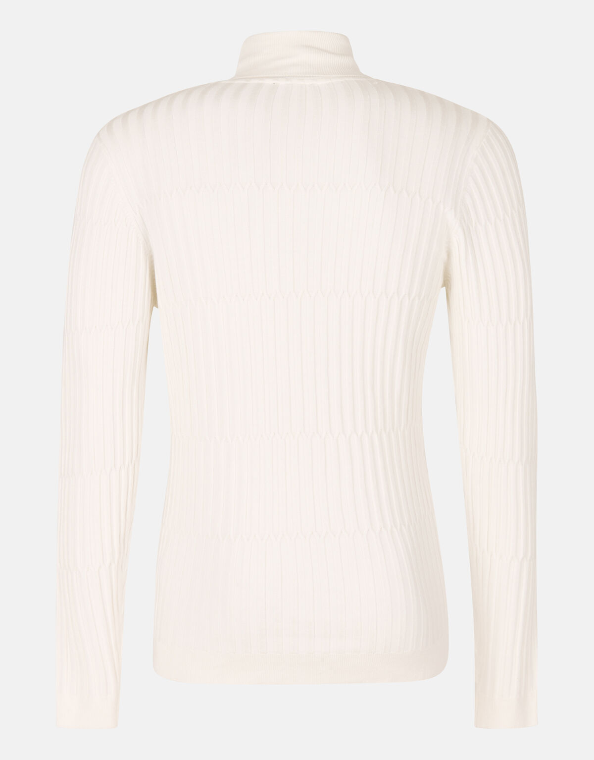 Gestreifter Rollkragenpullover Weiß SHOEBY MEN