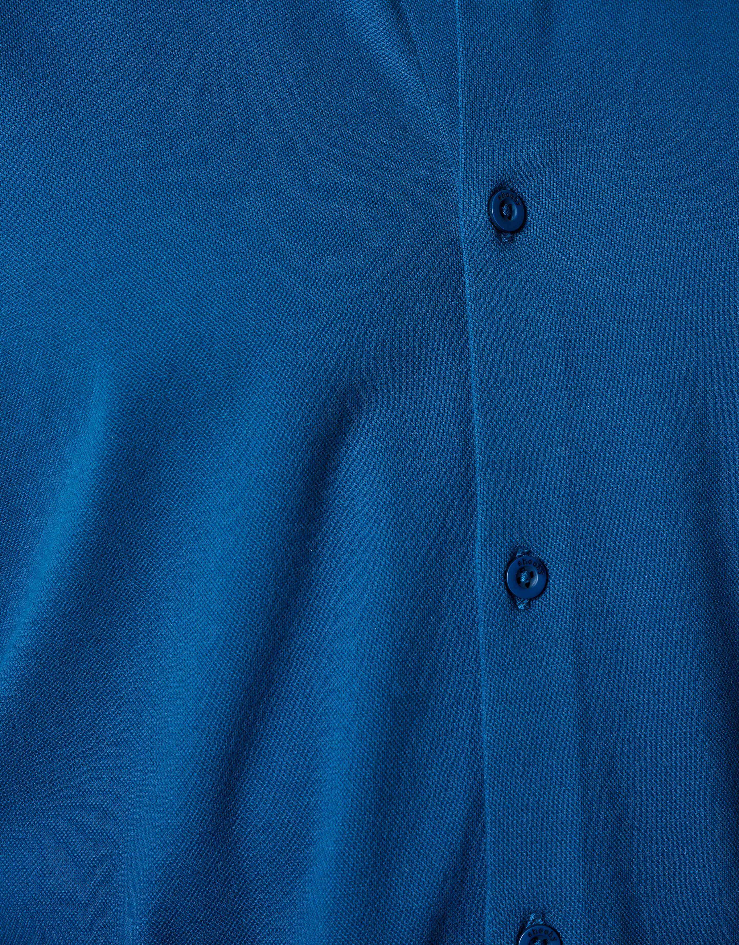 Pique Jersey Shirt Blau SHOEBY MEN