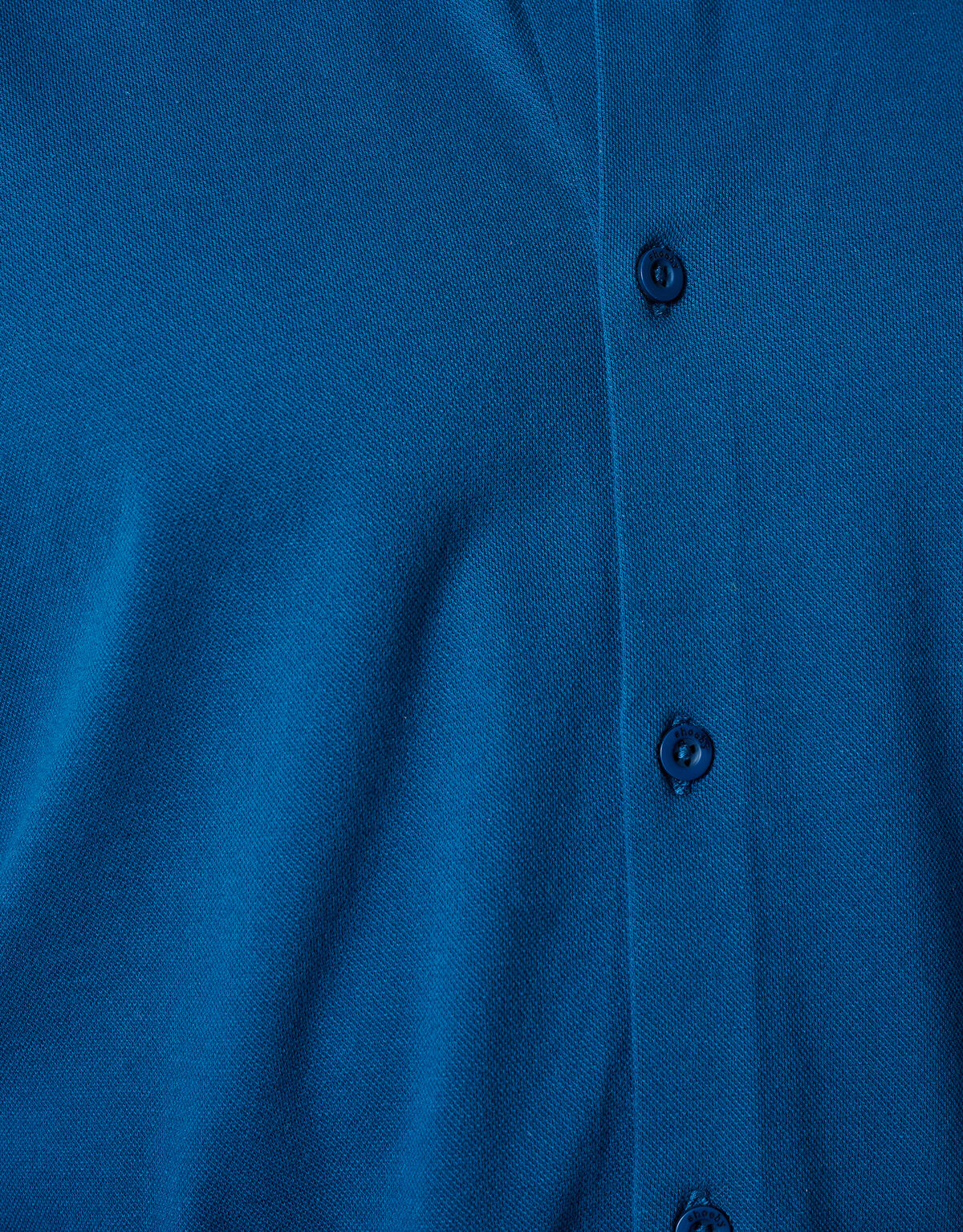 Pique Jersey Shirt Blau SHOEBY MEN