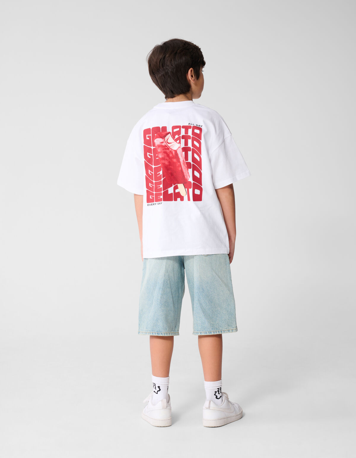 Gelato Artwork T-Shirt Wei&szlig; SHOEBY BOYS