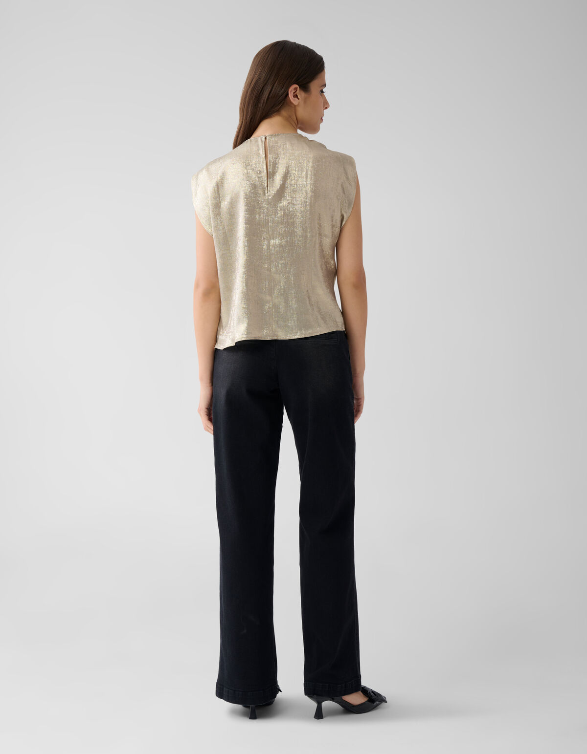 Metallisches Top Gold SHOEBY WOMEN