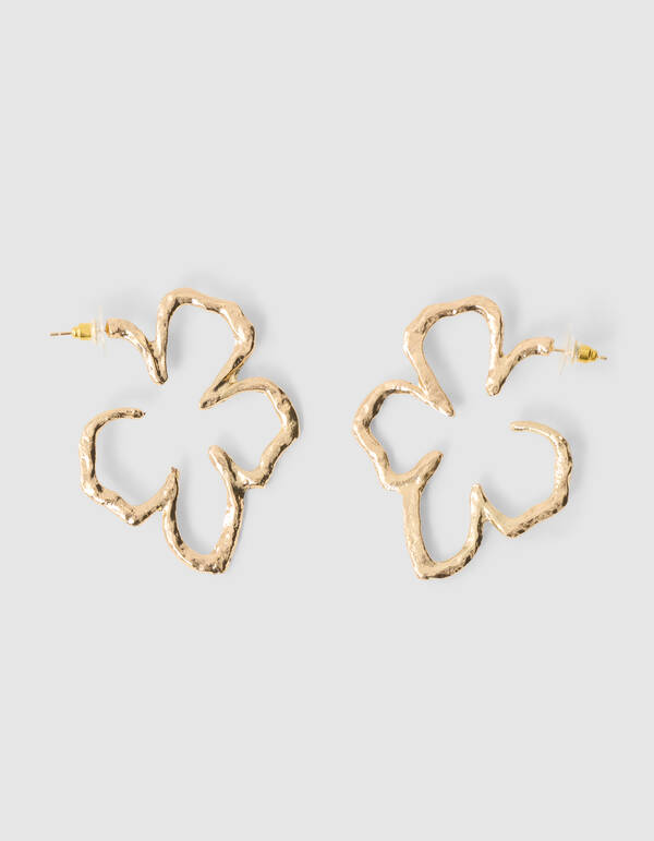 Hammerd Flower Ohrringe Gold SHOEBY ACCESSOIRES
