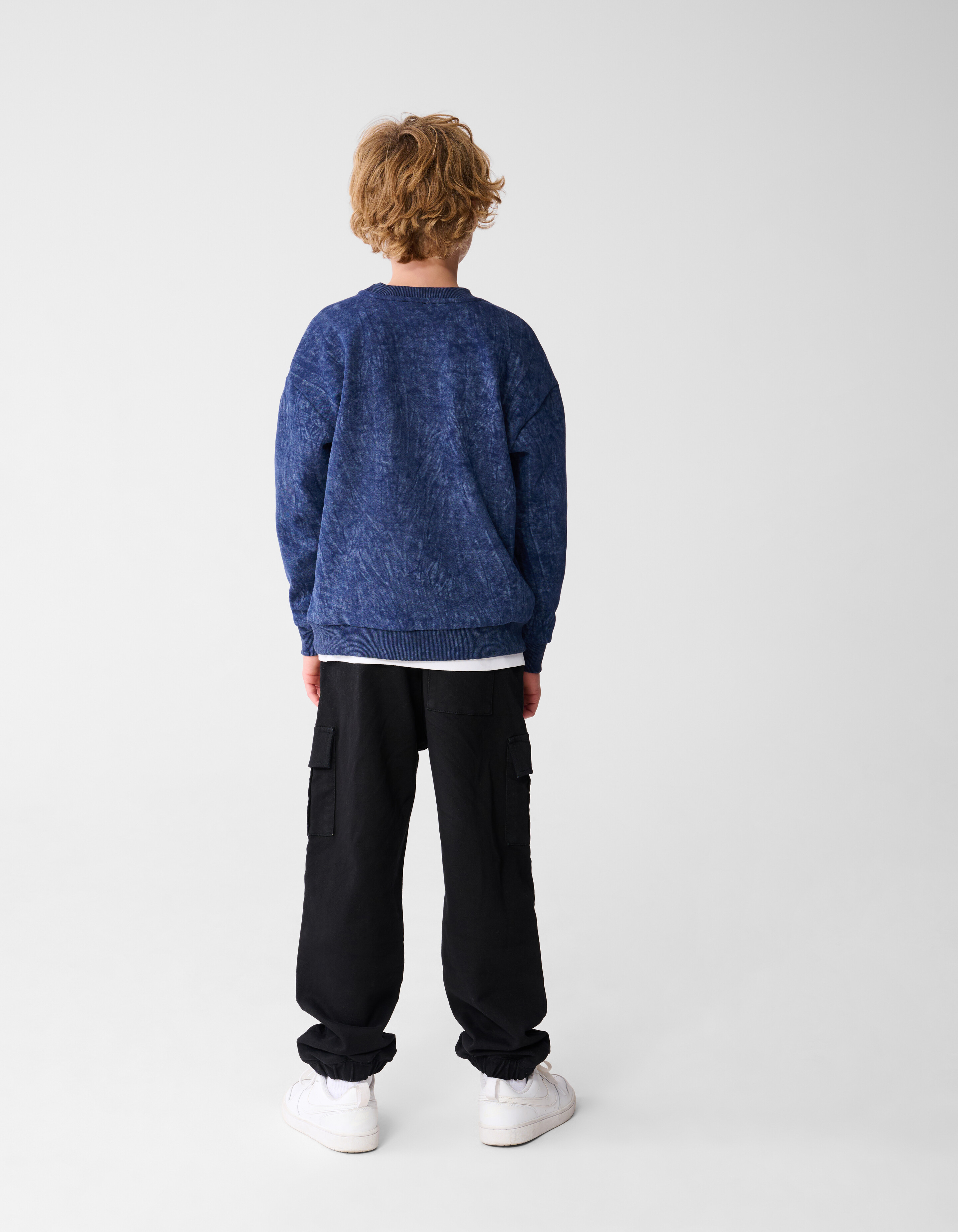 Textur Pullover Blau SHOEBY BOYS