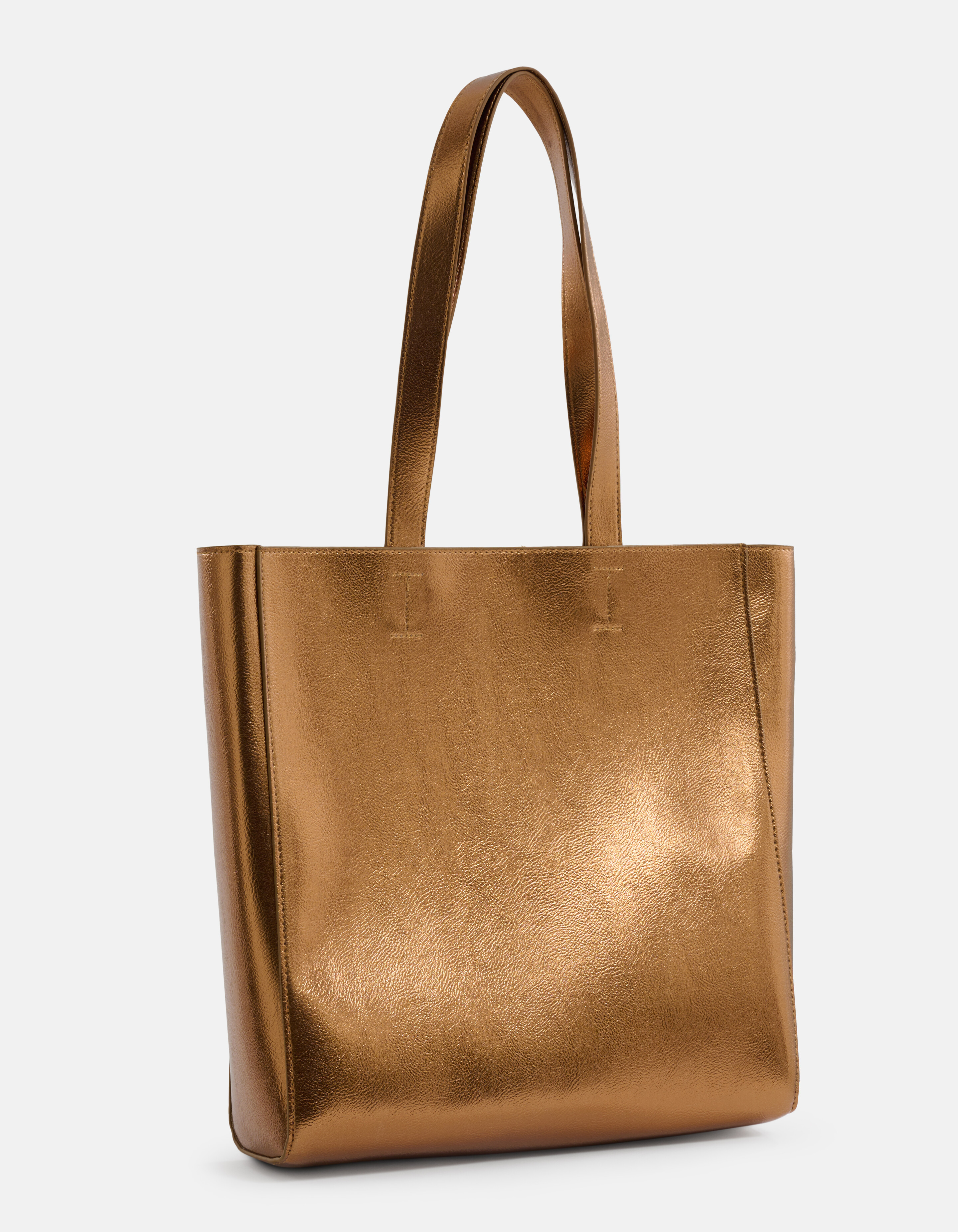 Metallic Shopper Tasche Bronze SHOEBY ACCESSOIRES