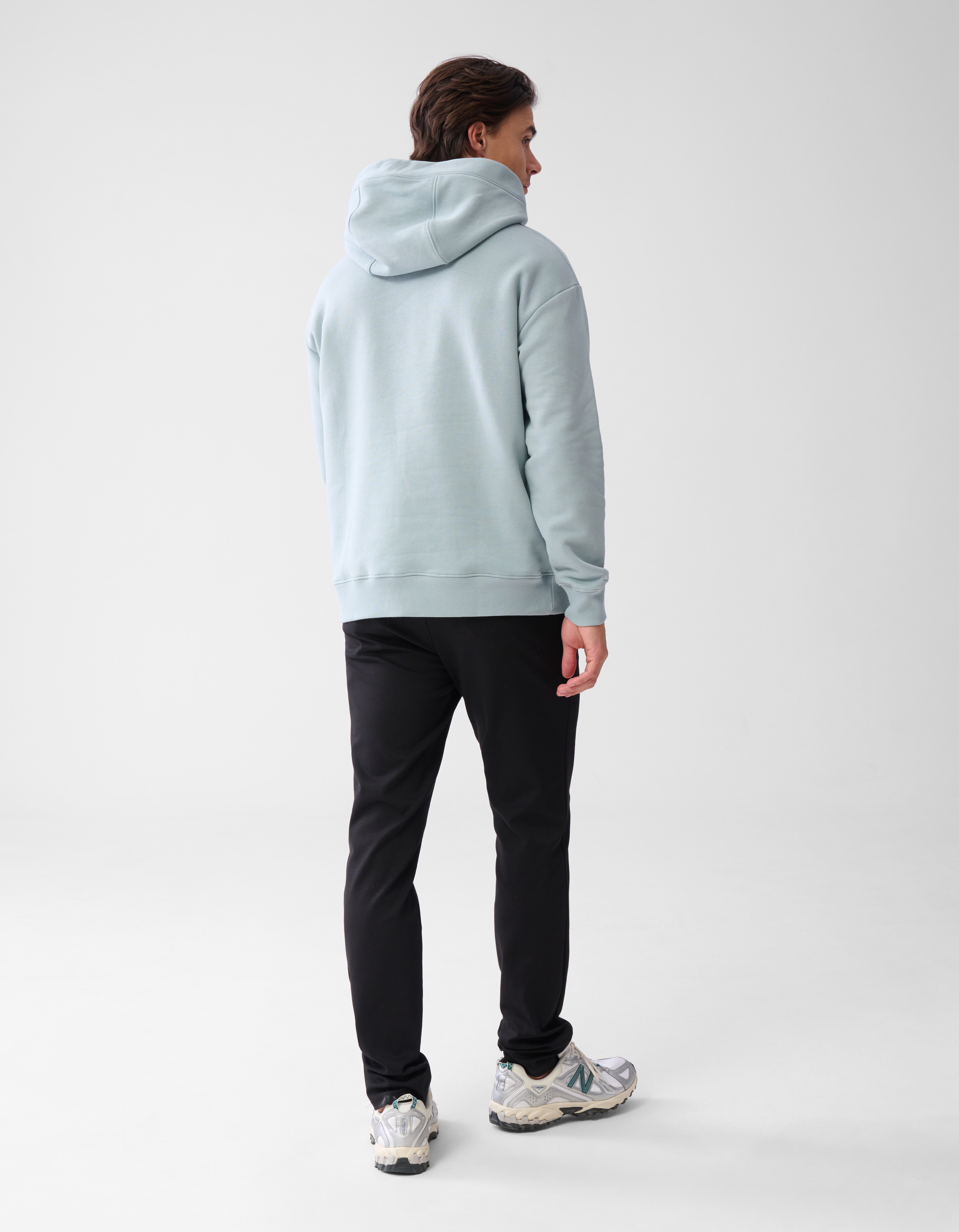 Relaxed Fit Hoodie Hellgrün SHOEBY MEN