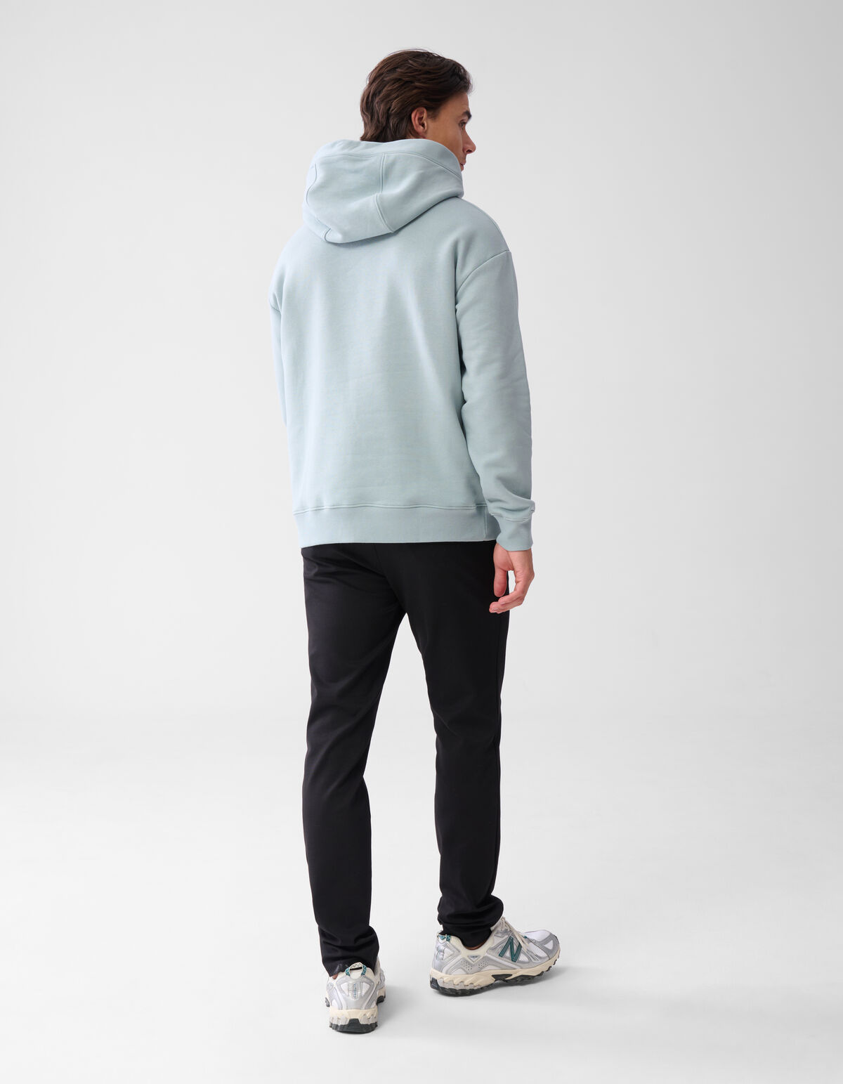 Relaxed Fit Hoodie Hellgrün SHOEBY MEN