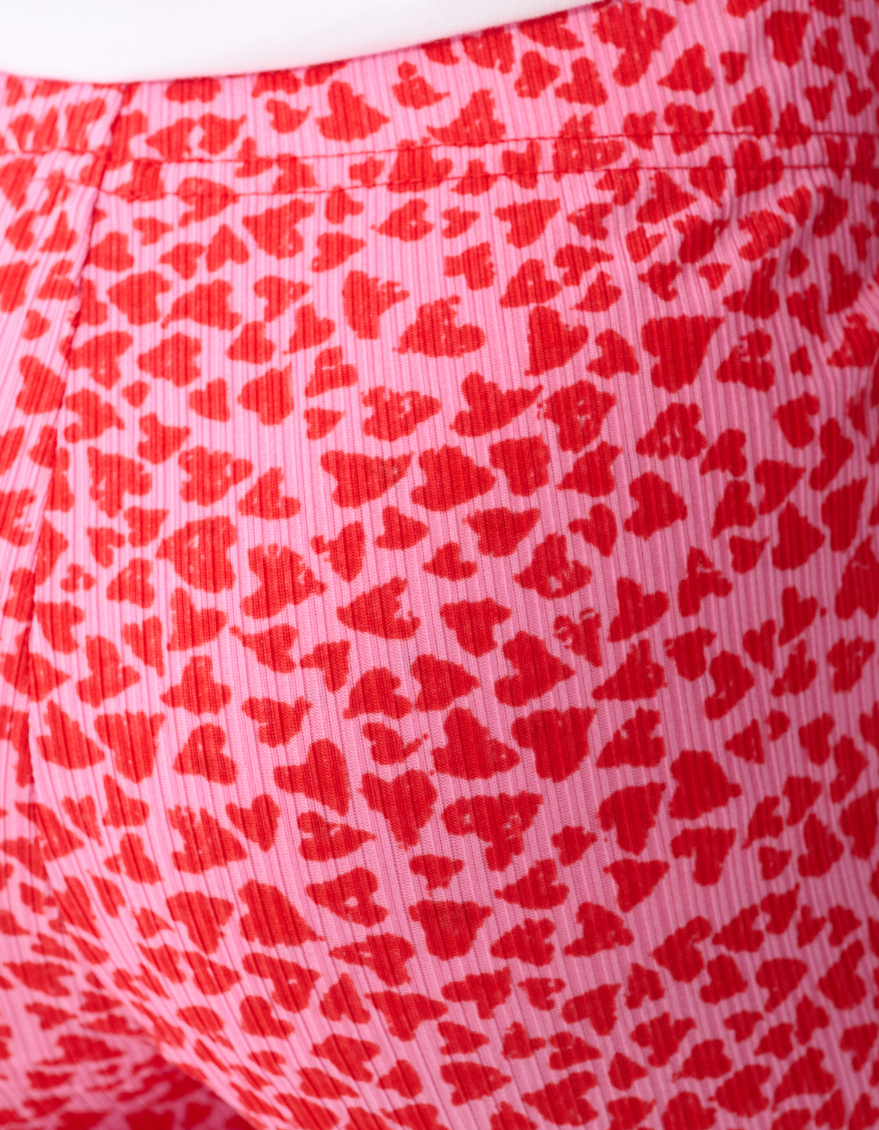 Rib Heart Flaired Legging Rosa SHOEBY GIRLS