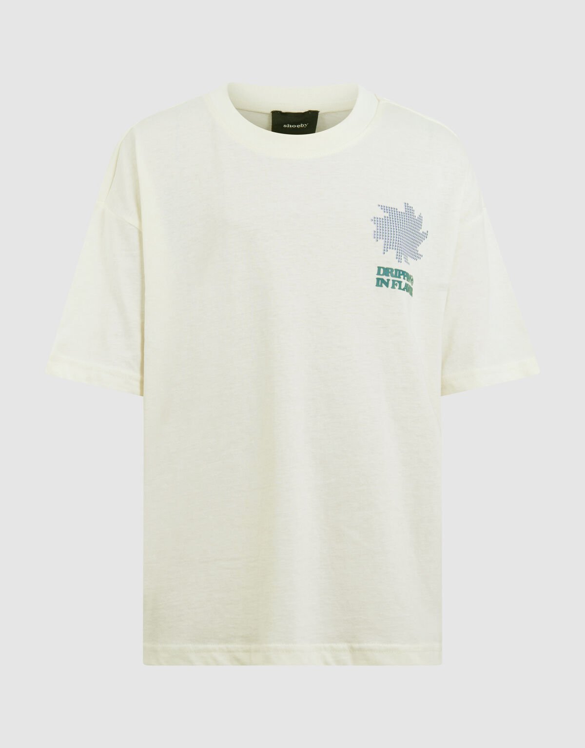 Flavor Artwork T-Shirt Off-White SHOEBY BOYS