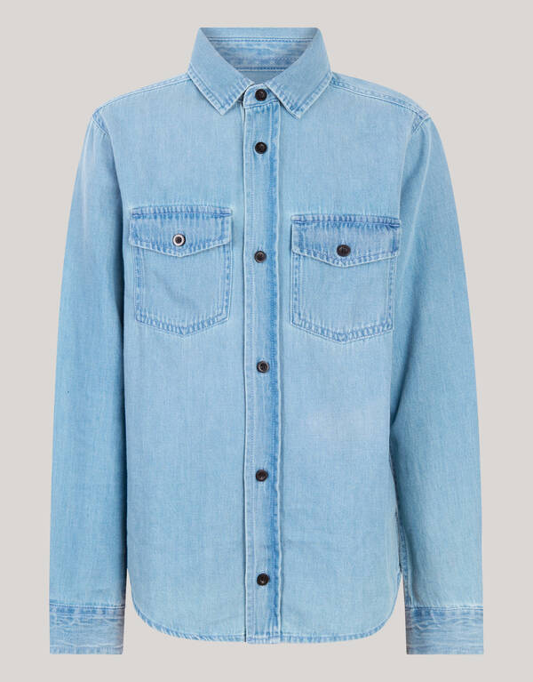 Denim Hemd Blau SHOEBY BOYS