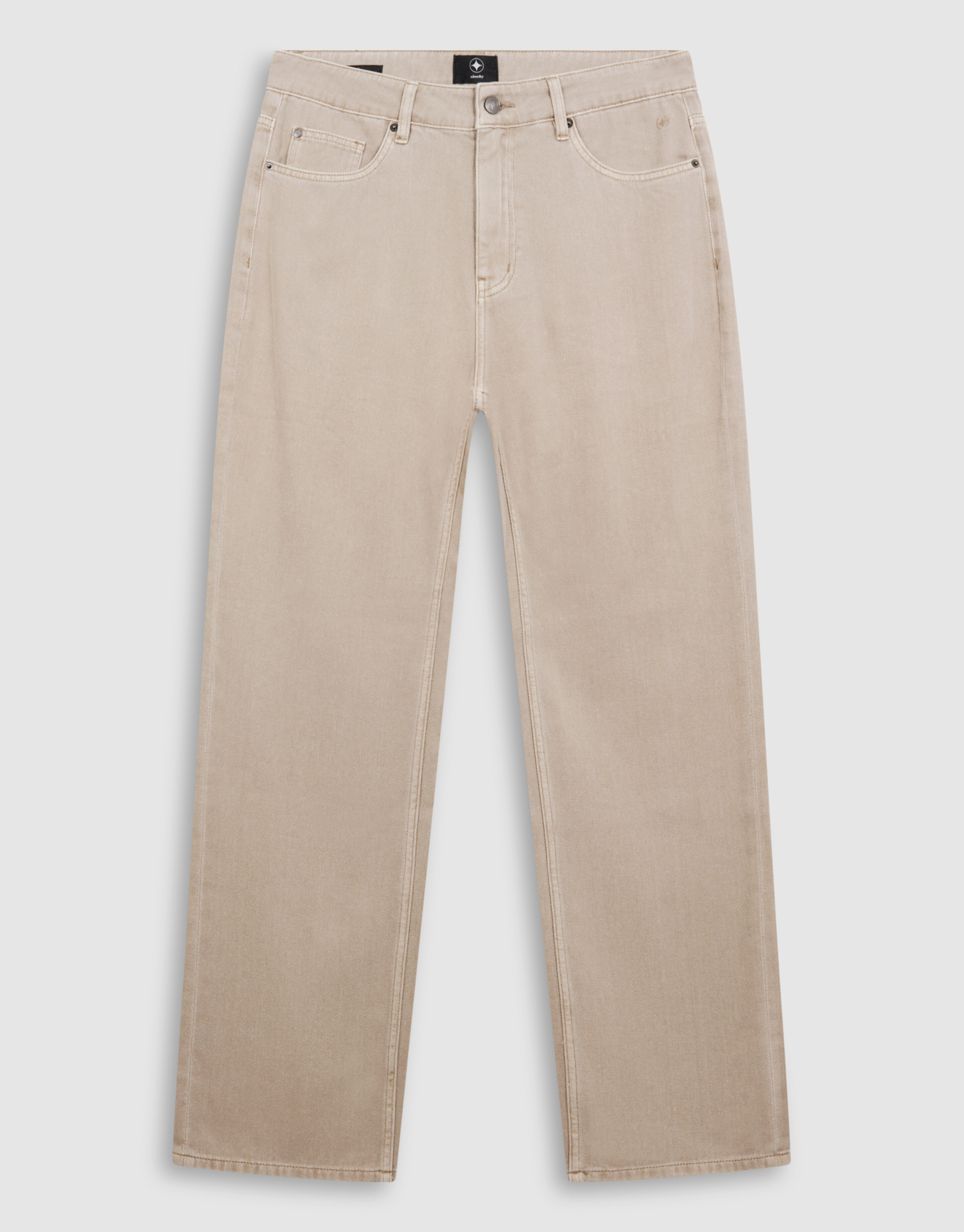 Jeans mit entspannter Passform, hellbraun SHOEBY MEN