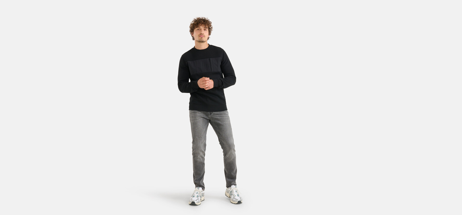 Schlanke Jog-Jeans Grau L30 SHOEBY MEN