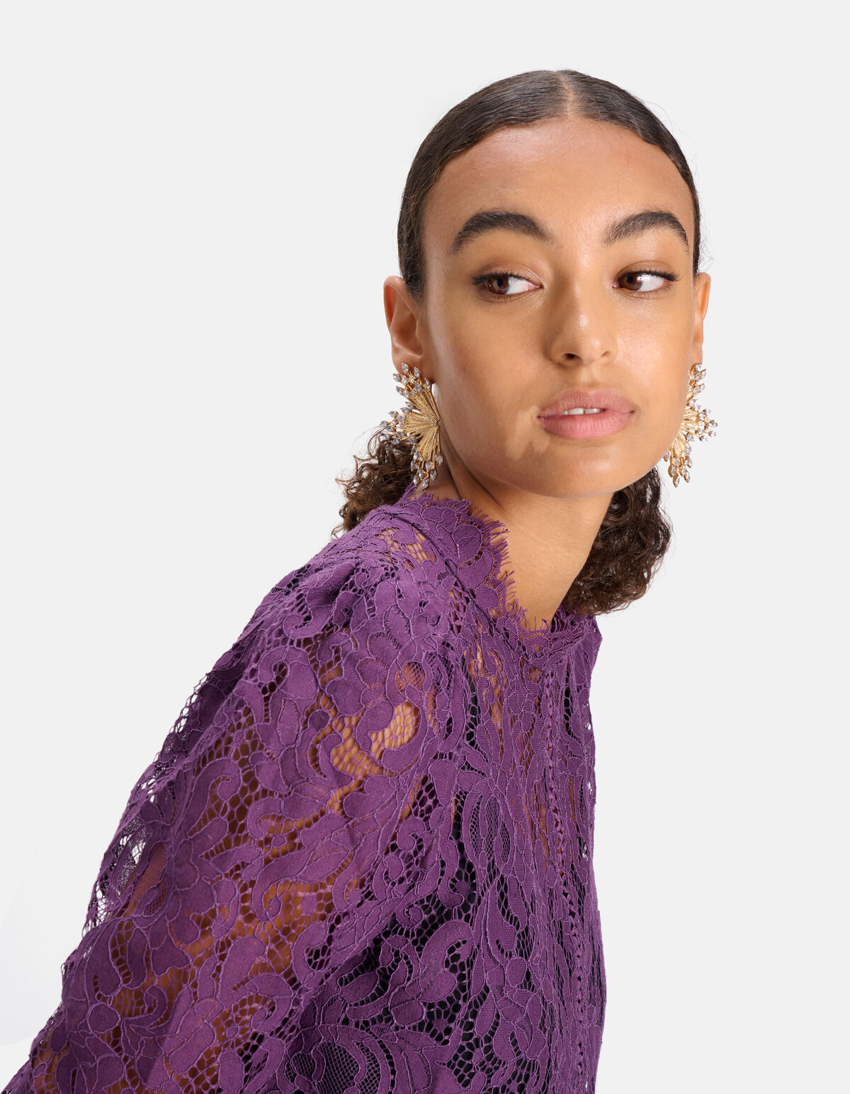 Spitzen-Top Lila SHOEBY WOMEN