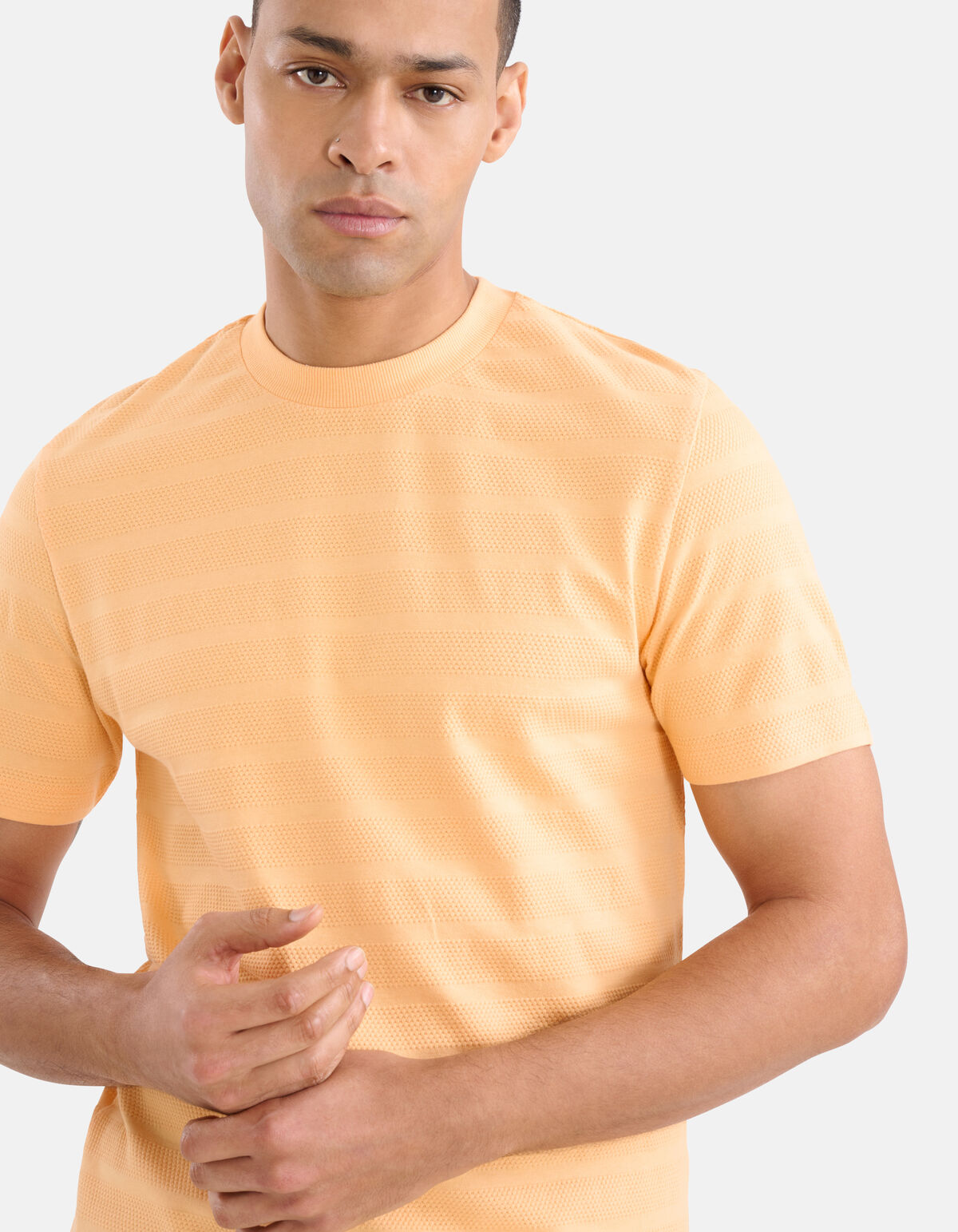 Honeycomb T-shirt Oranje SHOEBY MEN