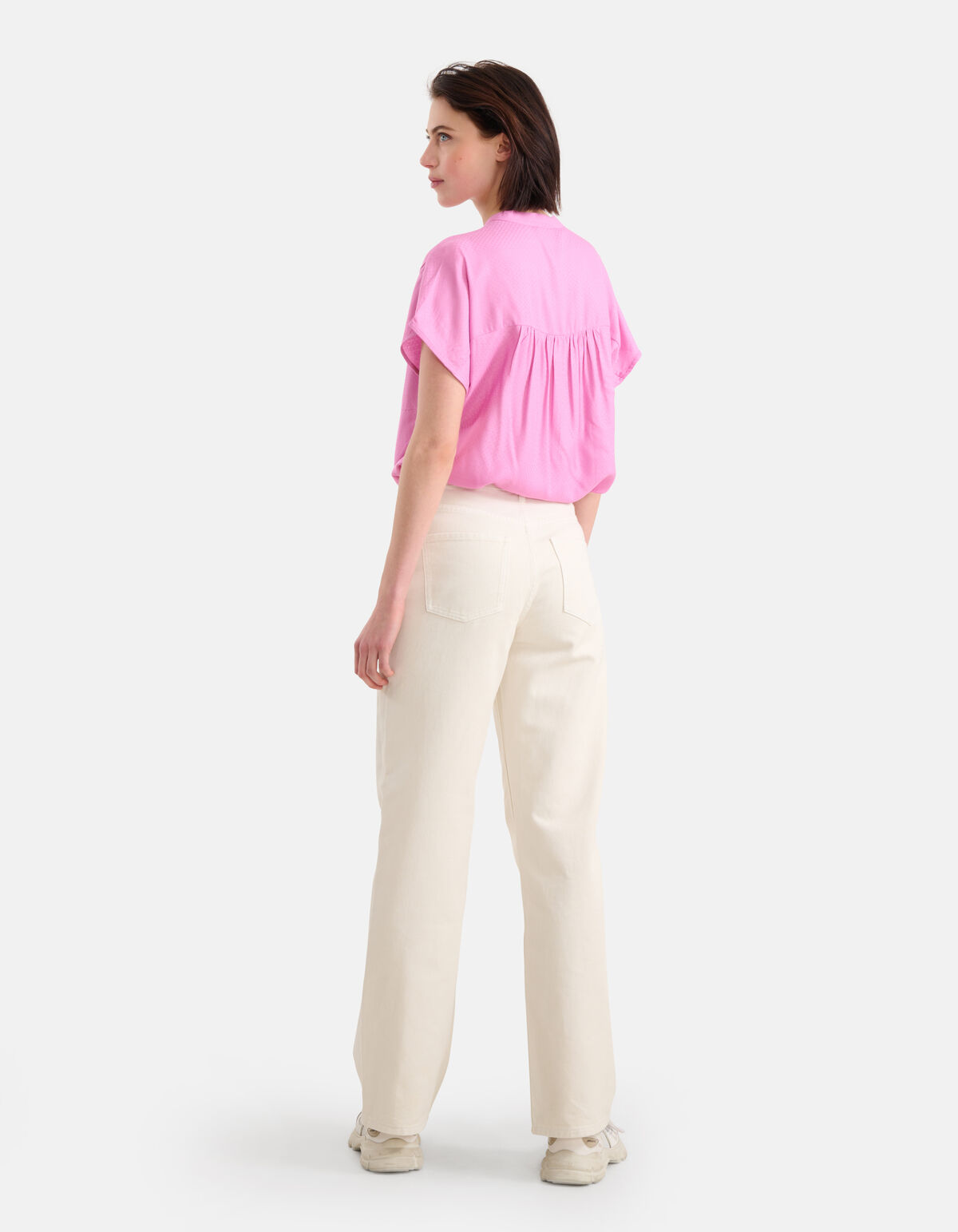 Relaxed Fit Top Roze SHOEBY WOMEN