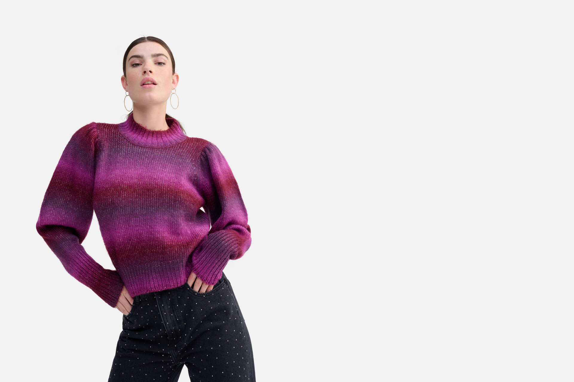 Space Dye Pullover SHOEBY WOMEN
