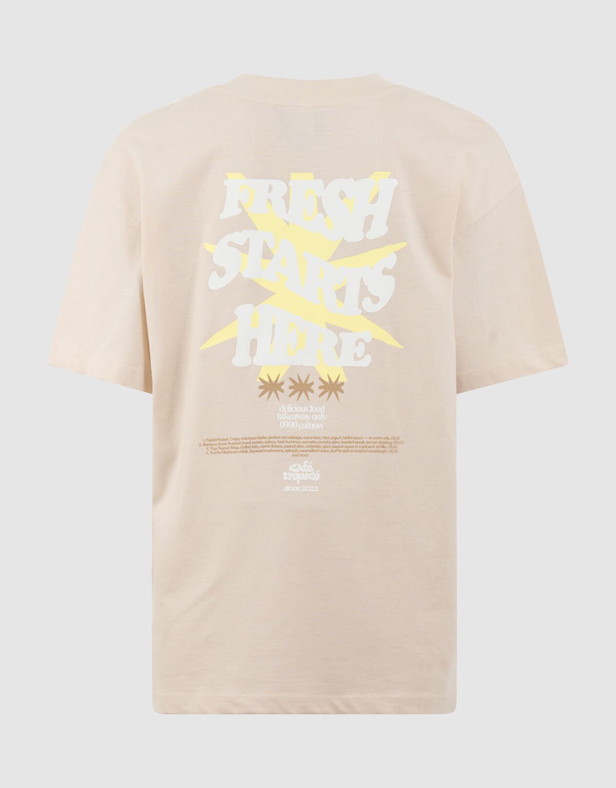 Fresh Artwork T-Shirt Beige SHOEBY BOYS