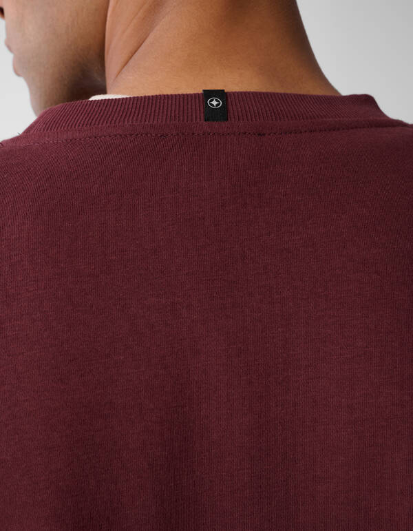 Crewneck Pullover Dunkelrot SHOEBY MEN