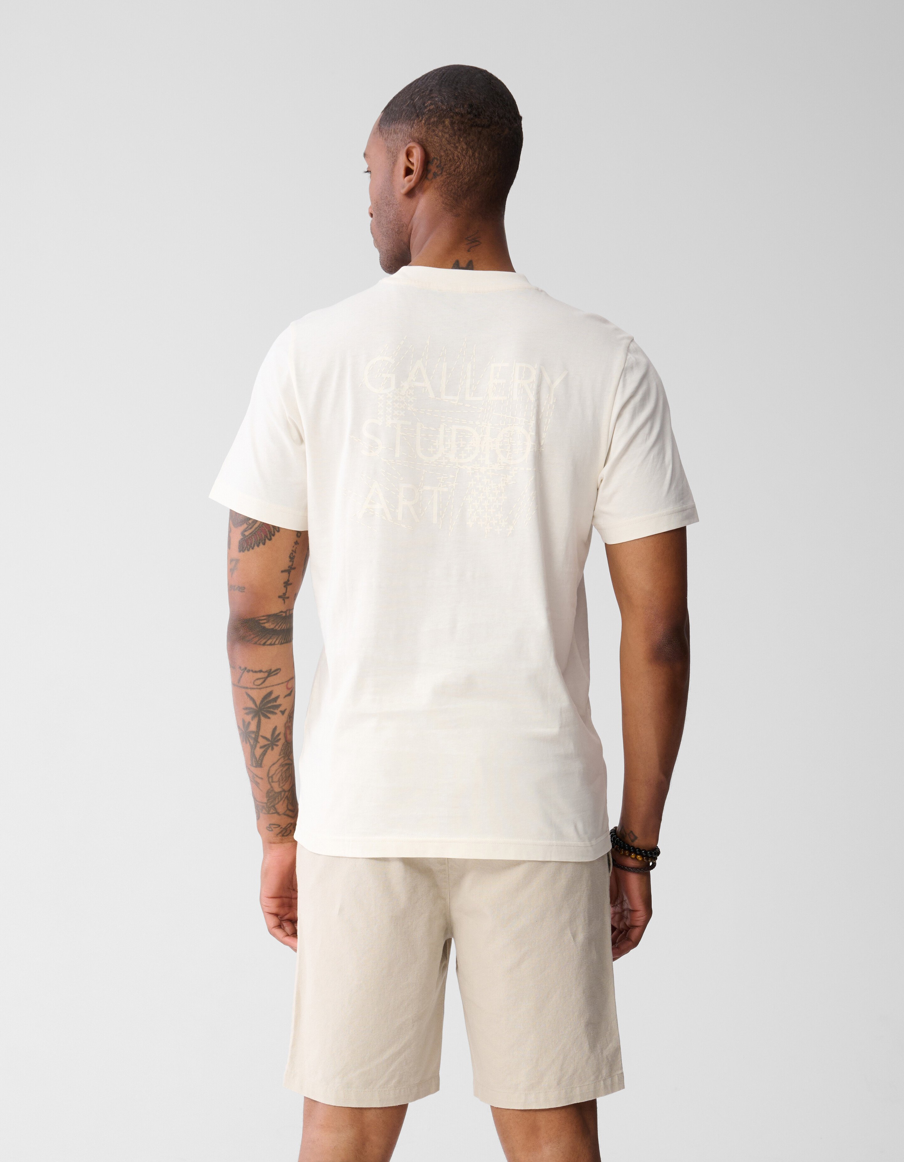 Galerie Kunstwerk T-Shirt Off White SHOEBY MEN