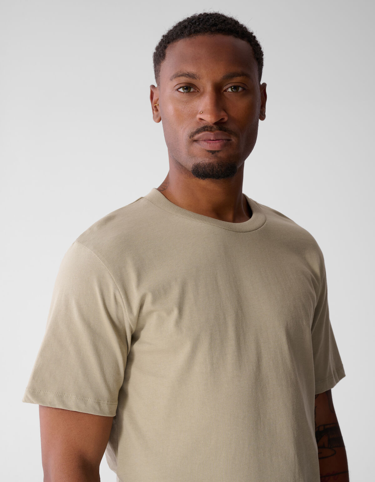 Kratzkunst T-Shirt Hellgr&uuml;n SHOEBY MEN