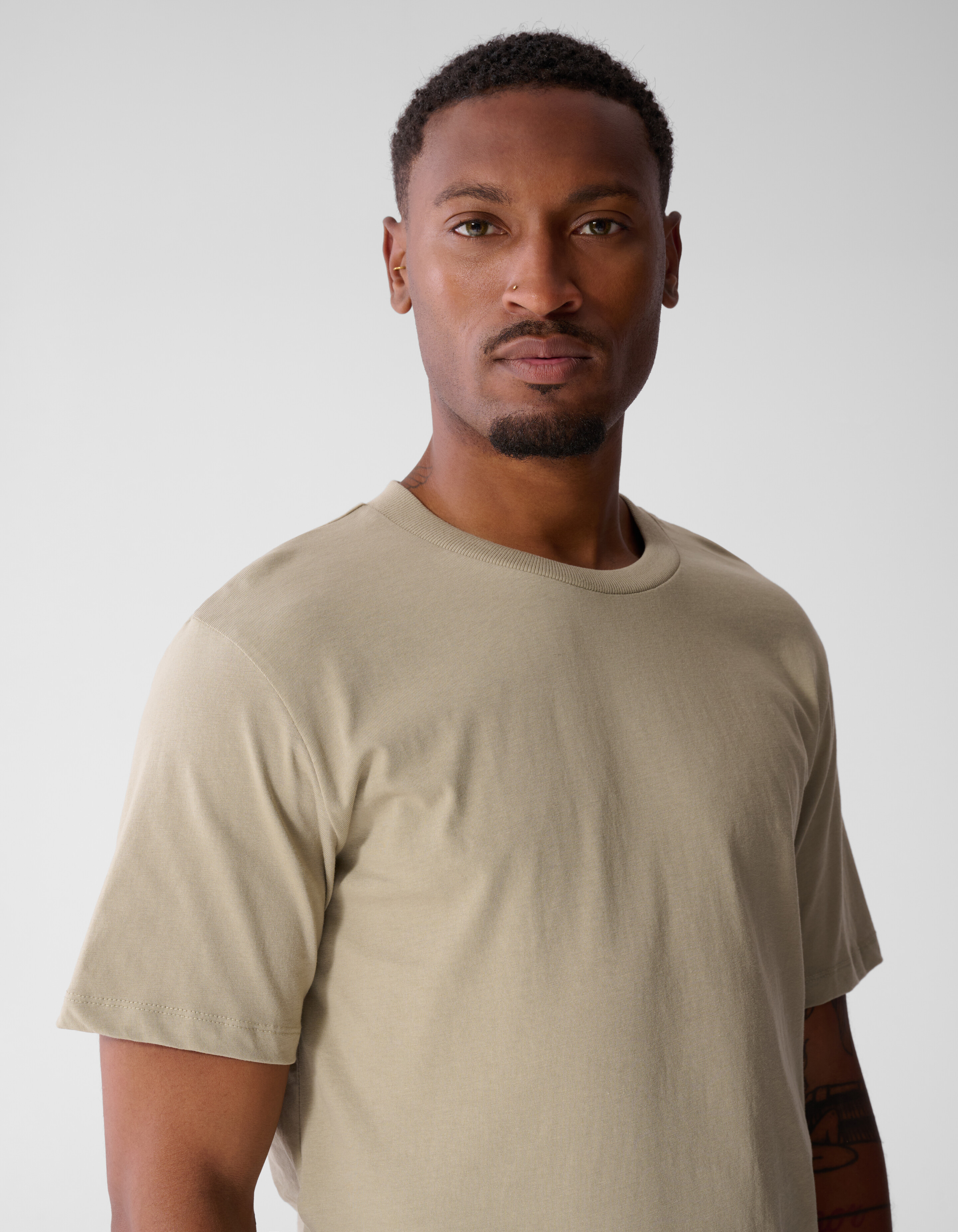 Kratzkunst T-Shirt Hellgr&uuml;n SHOEBY MEN