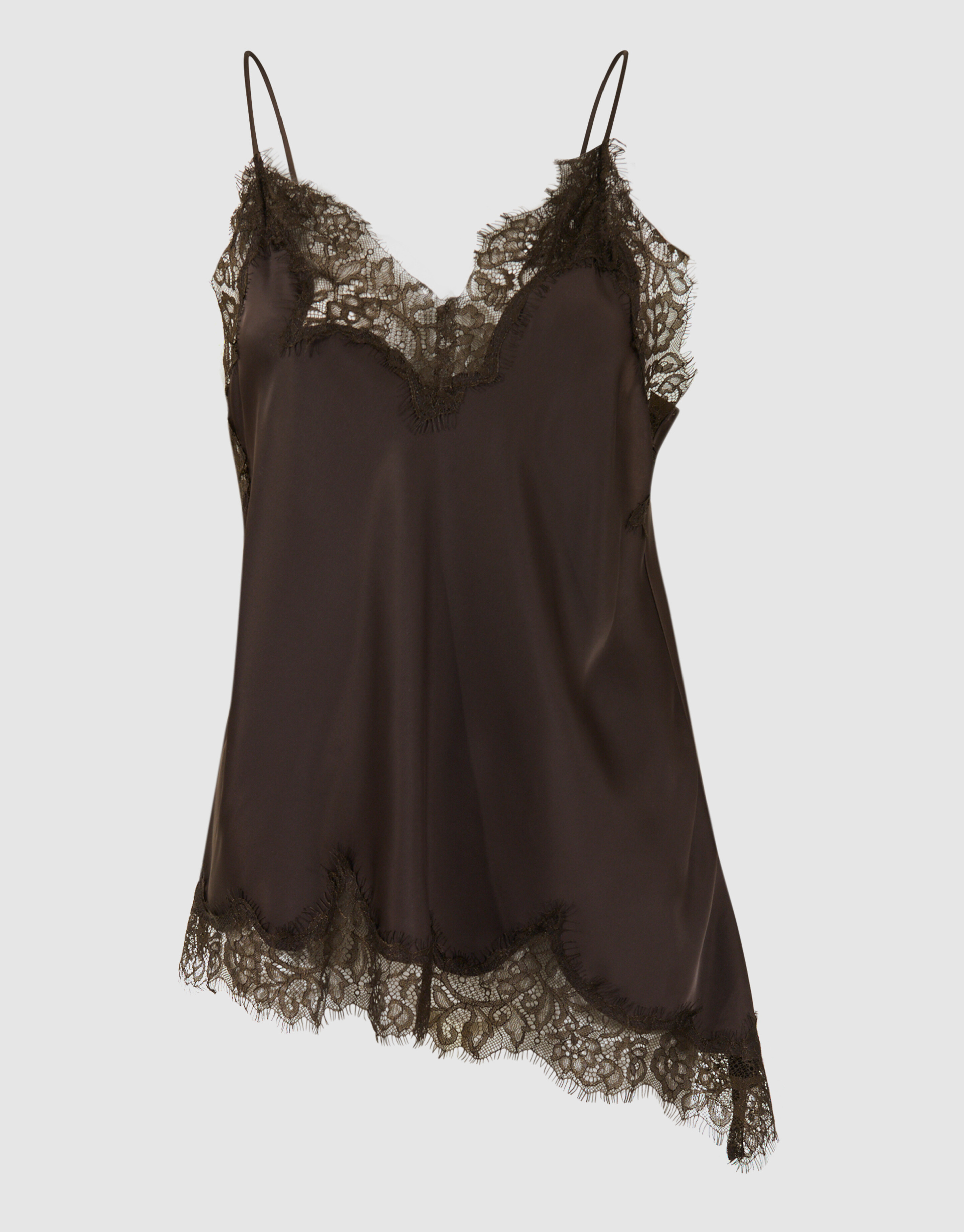 Kanten Asymmetrisches Top Braun SHOEBY WOMEN