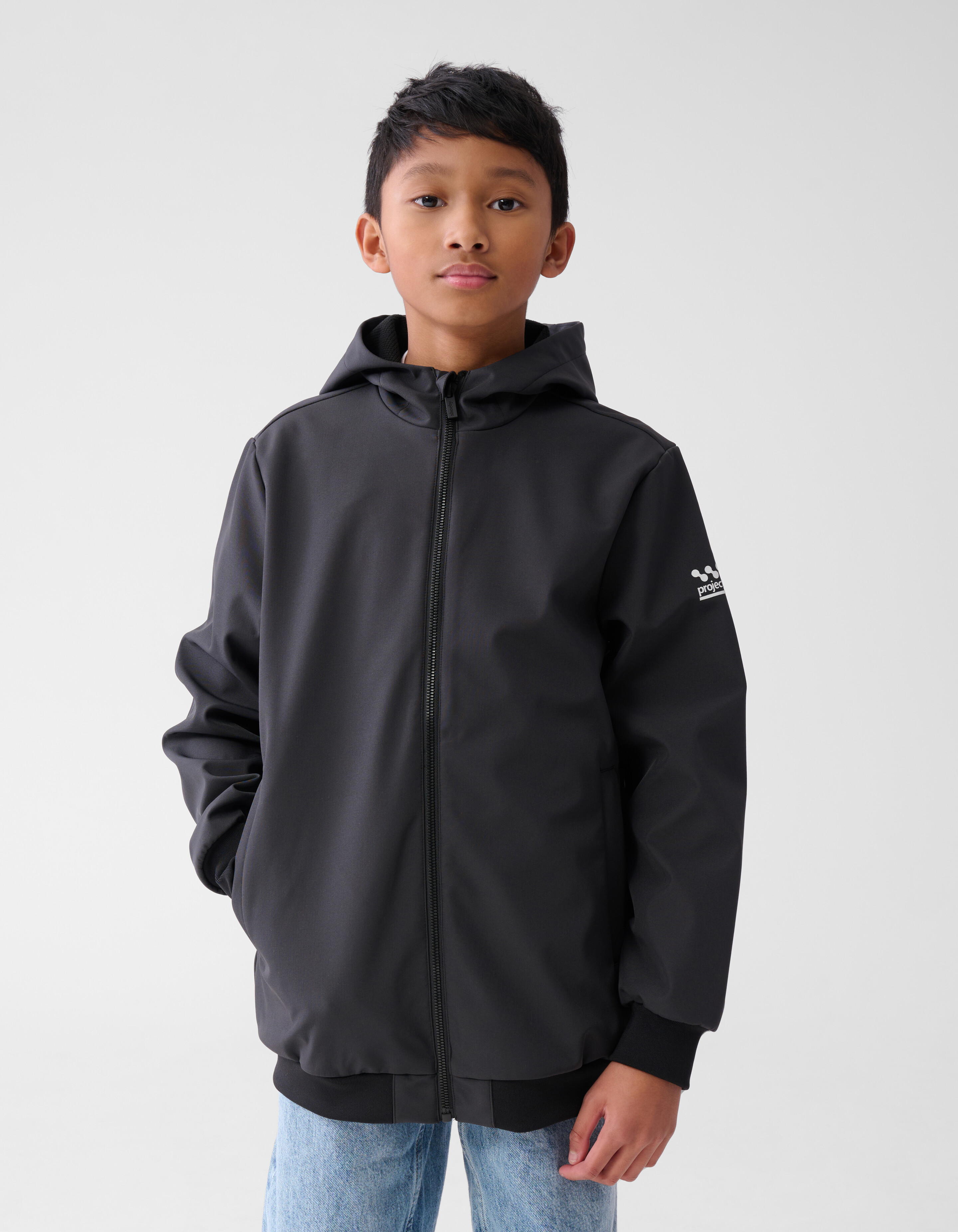Softshell-Jacke Dunkelgrau SHOEBY BOYS