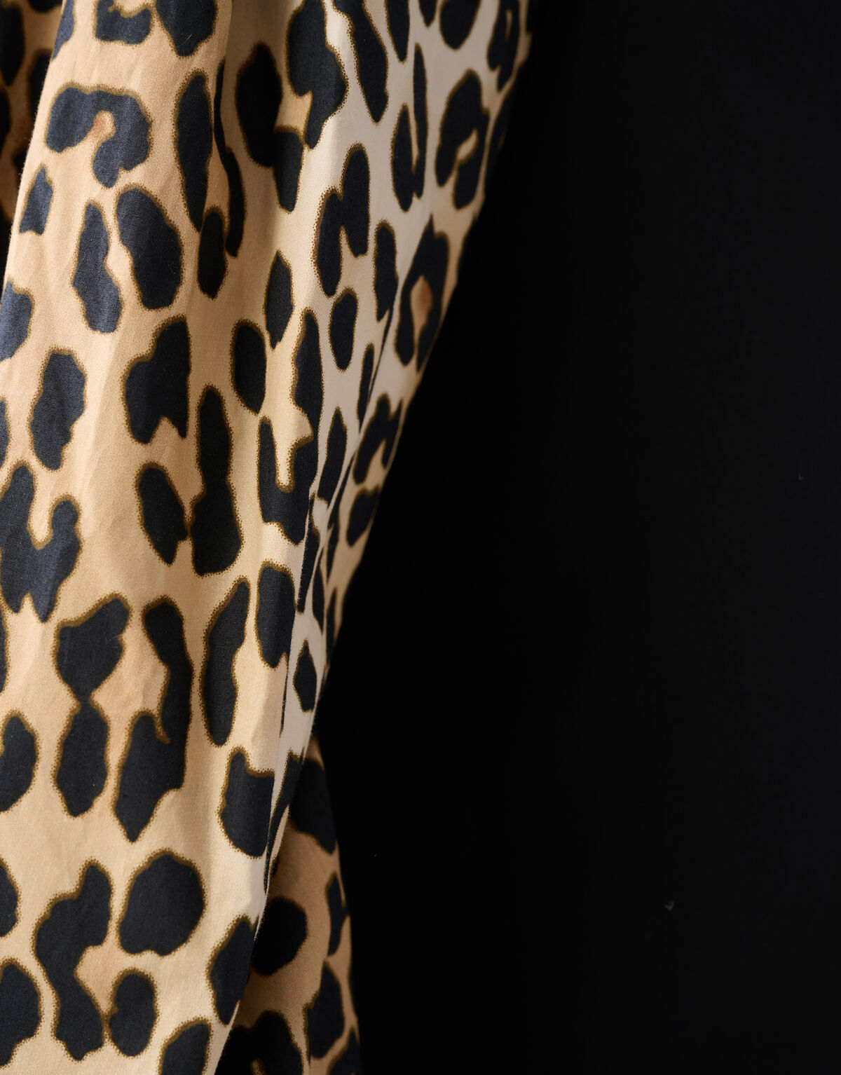 Leopard Popeline Blazer Schwarz SHOEBY WOMEN