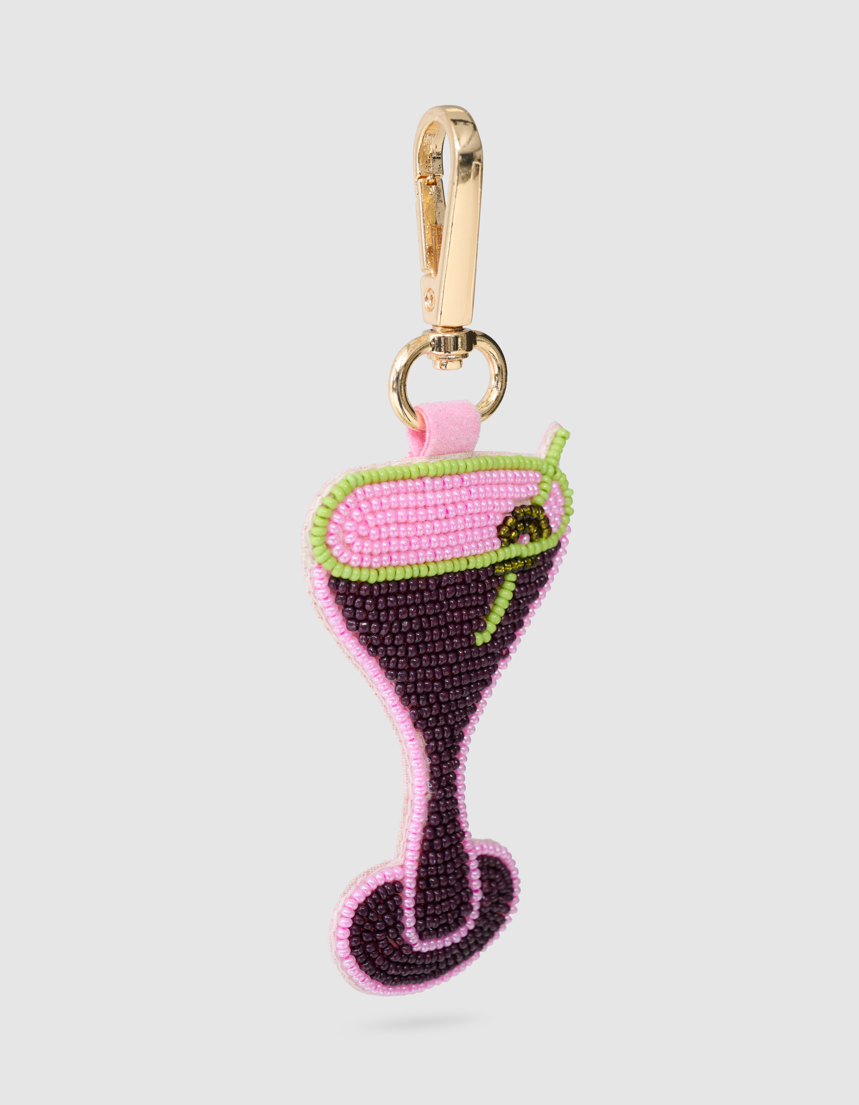 Perlen Cocktail Taschenanhänger Rosa SHOEBY ACCESSOIRES