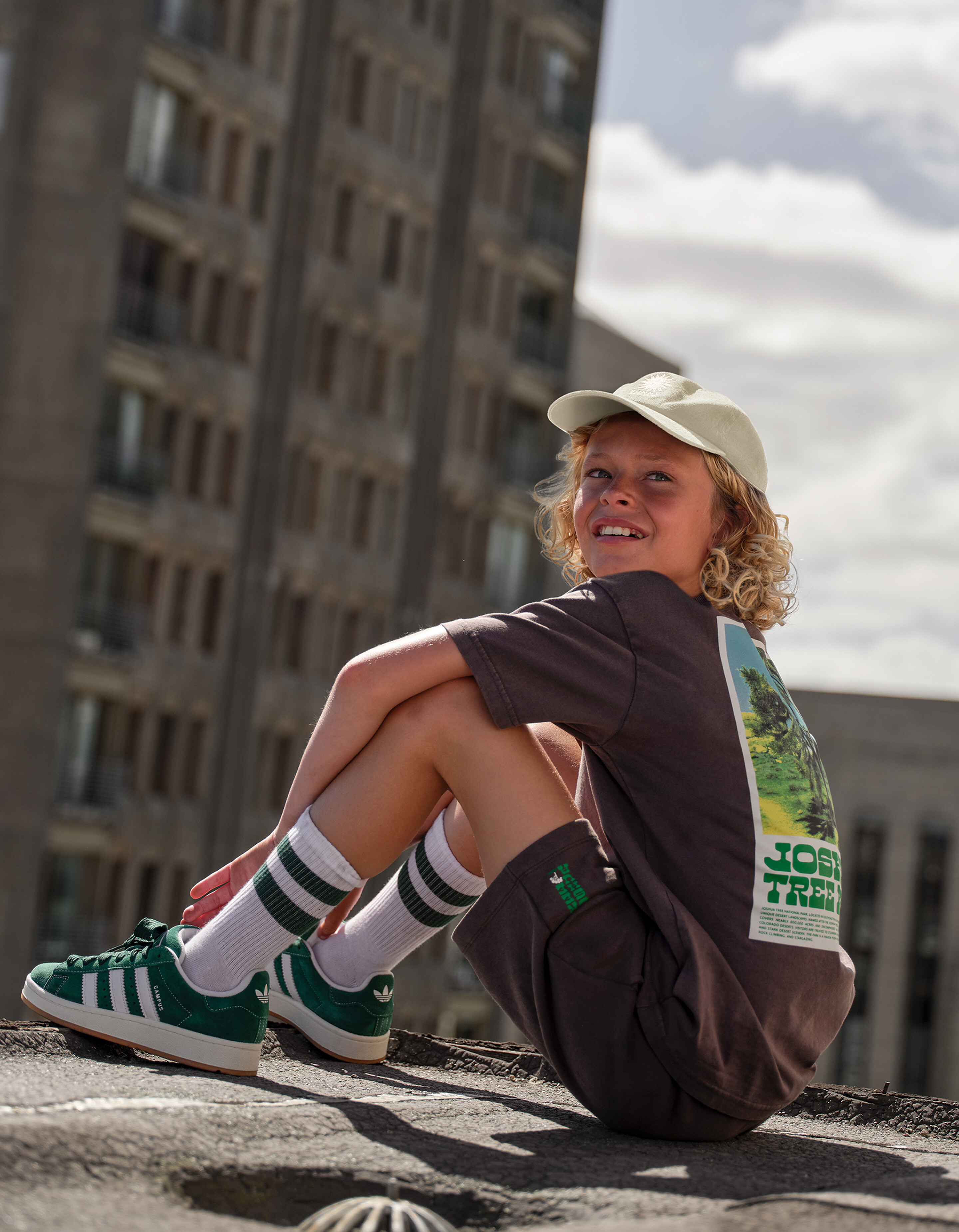 Park Artwork T-Shirt Dark Grey SHOEBY BOYS