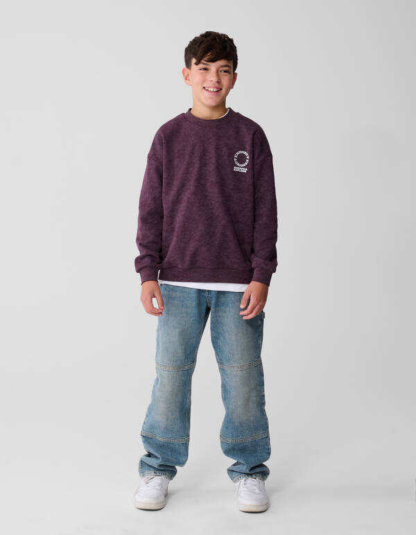 Connect Artwork Pullover Dunkelrot SHOEBY BOYS