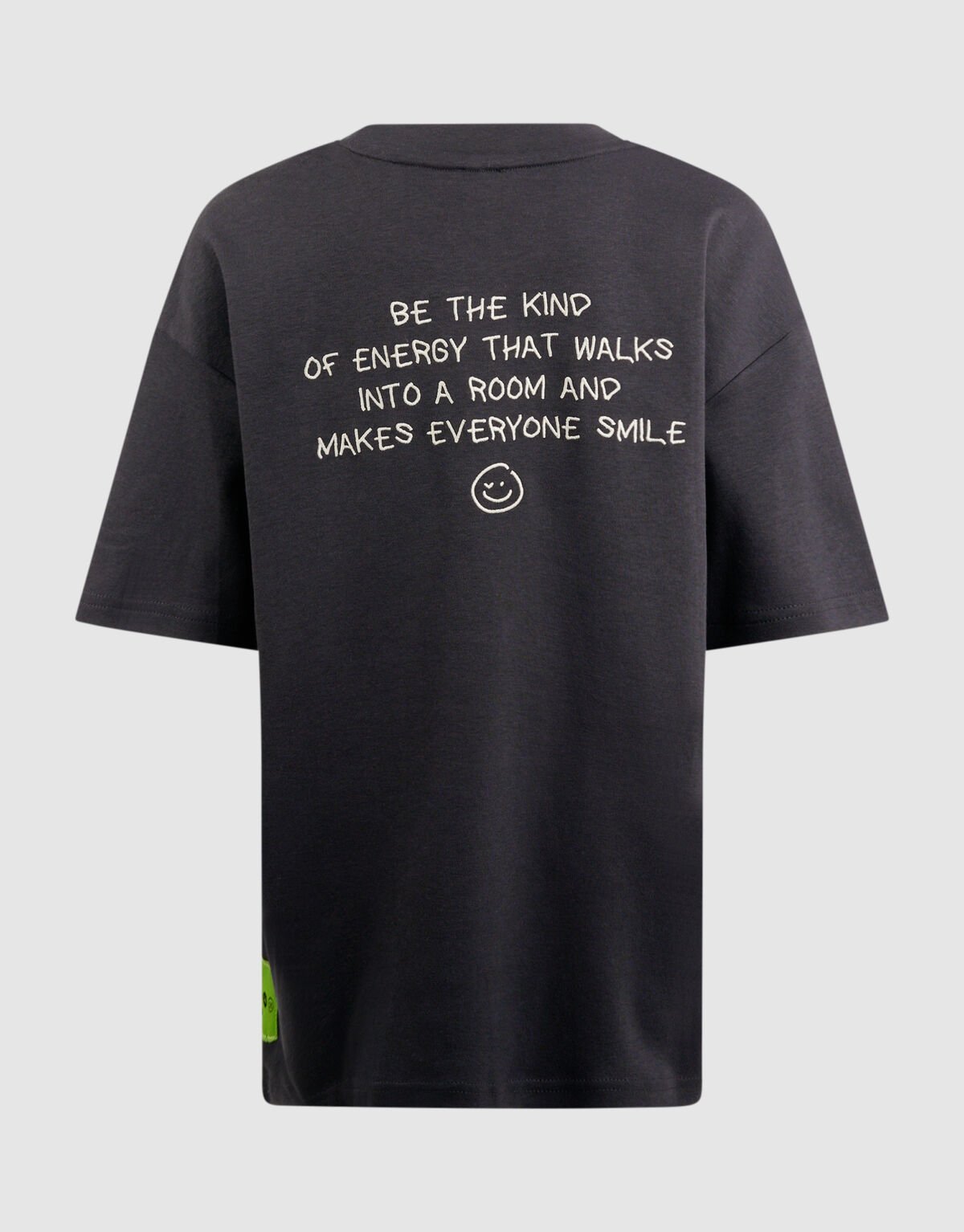 Smiley Artwork T-Shirt Dunkelgrau SHOEBY BOYS