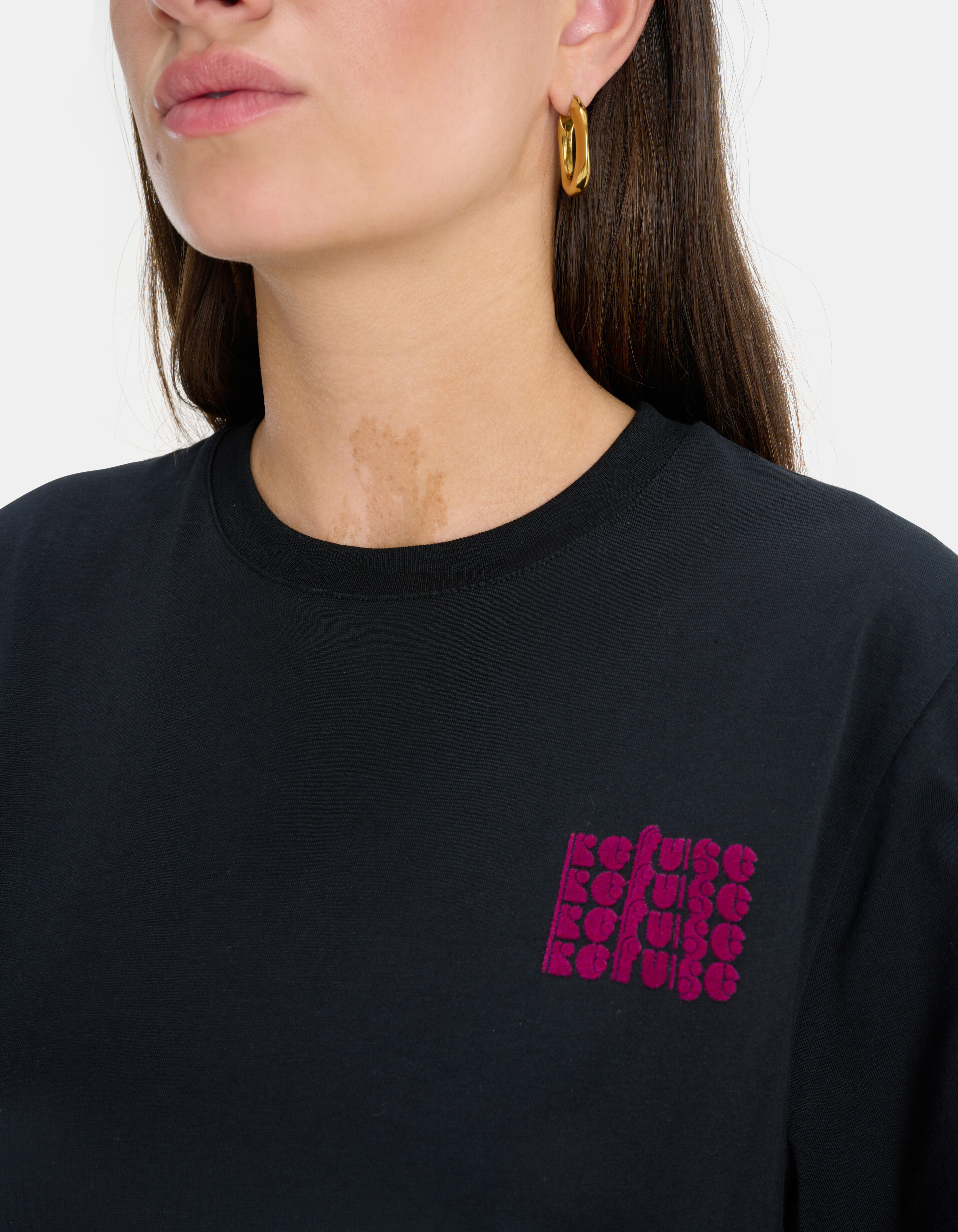 T-Shirt mit Artwork Schwarz SHOEBY WOMEN