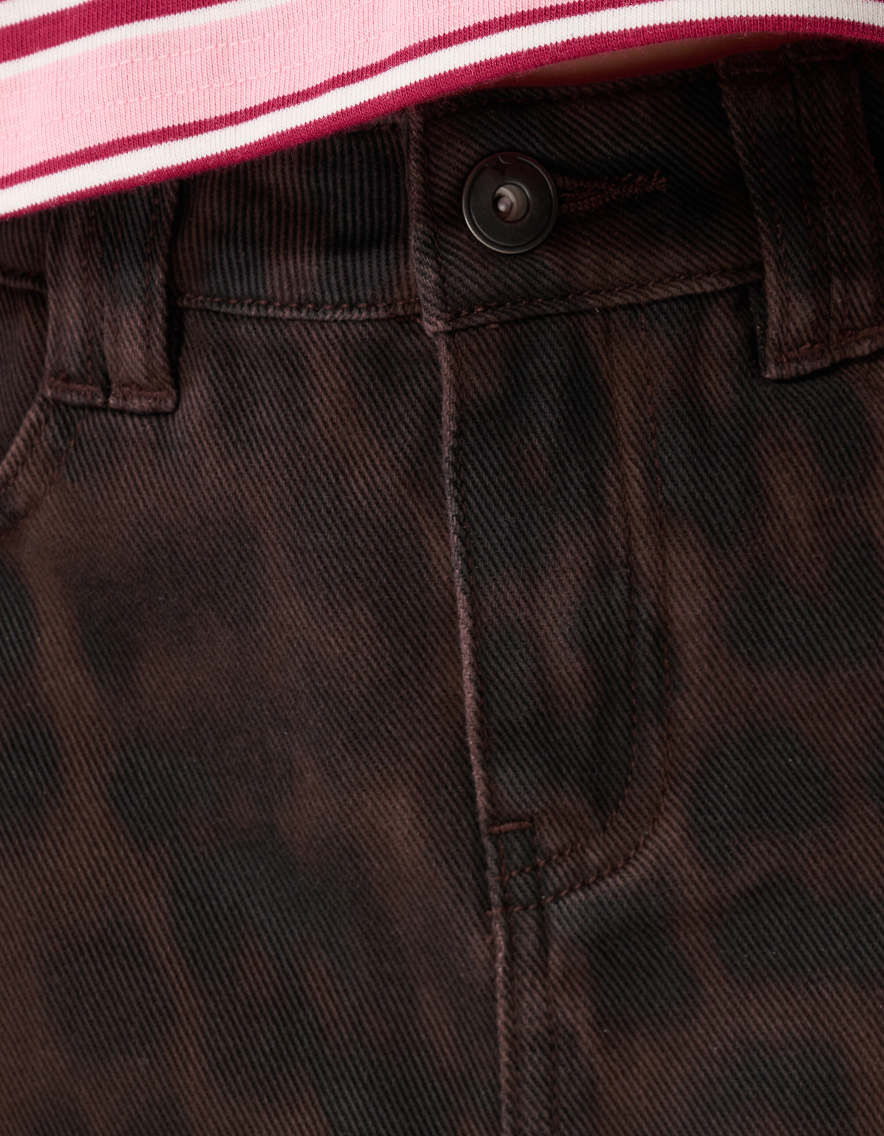 Rock aus Twill mit Leopardenmuster Braun SHOEBY GIRLS