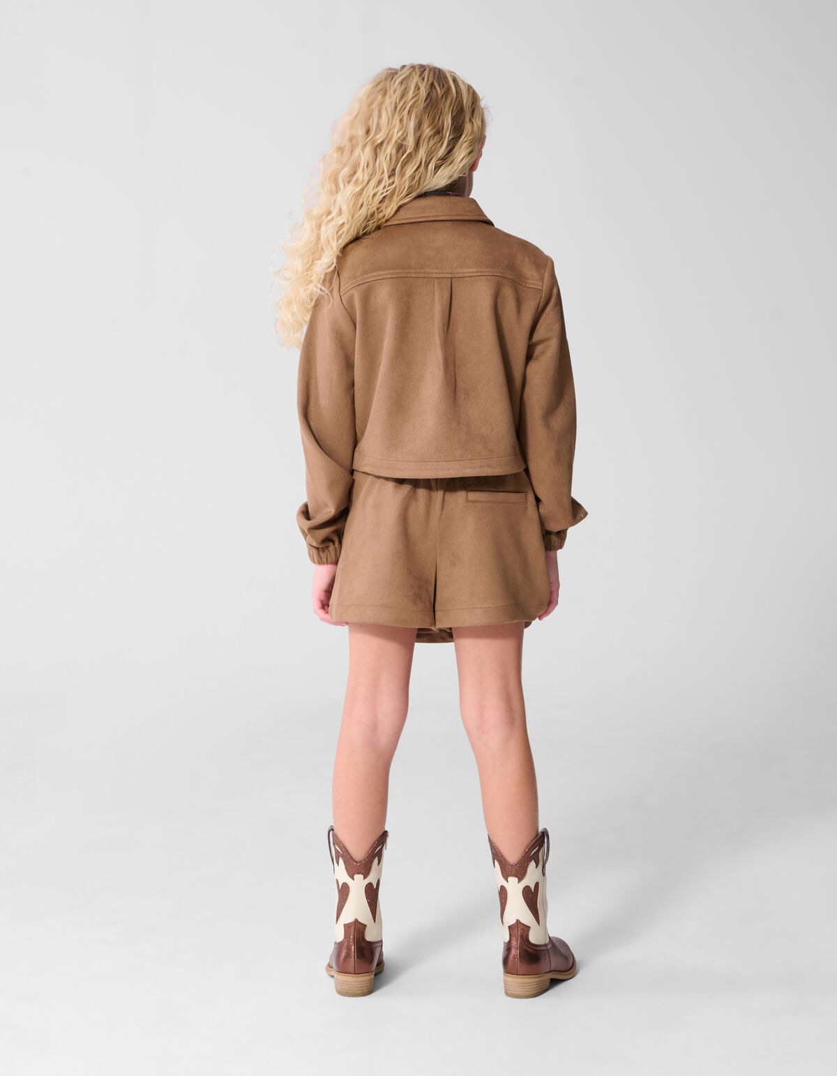 Suede Skort Braun SHOEBY GIRLS