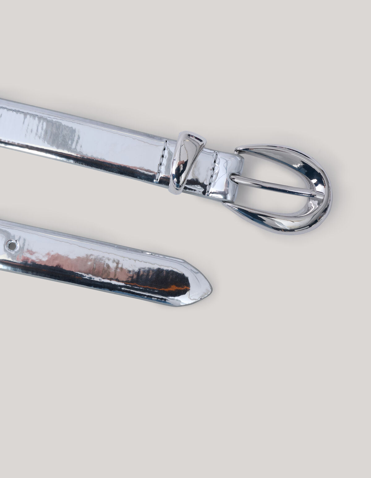 Spiegelg&uuml;rtel Silber SHOEBY ACCESSOIRES