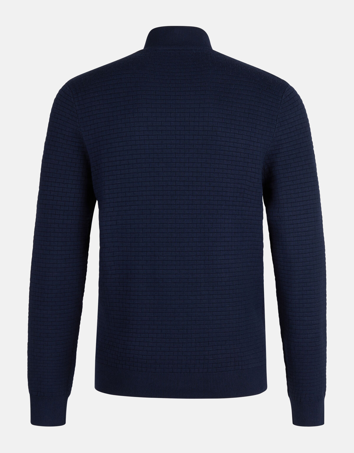 Blockierter Rollkragenpullover dunkelblau SHOEBY MEN