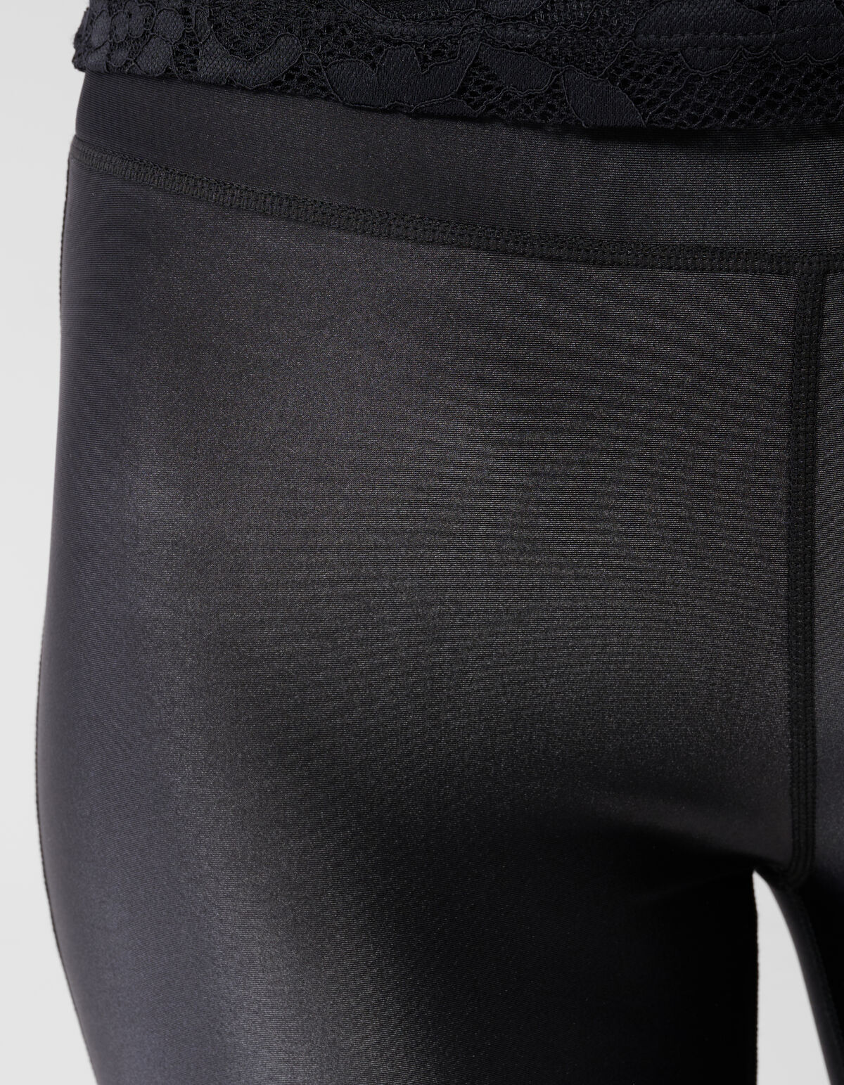 Glänzende Leggings Schwarz SHOEBY WOMEN