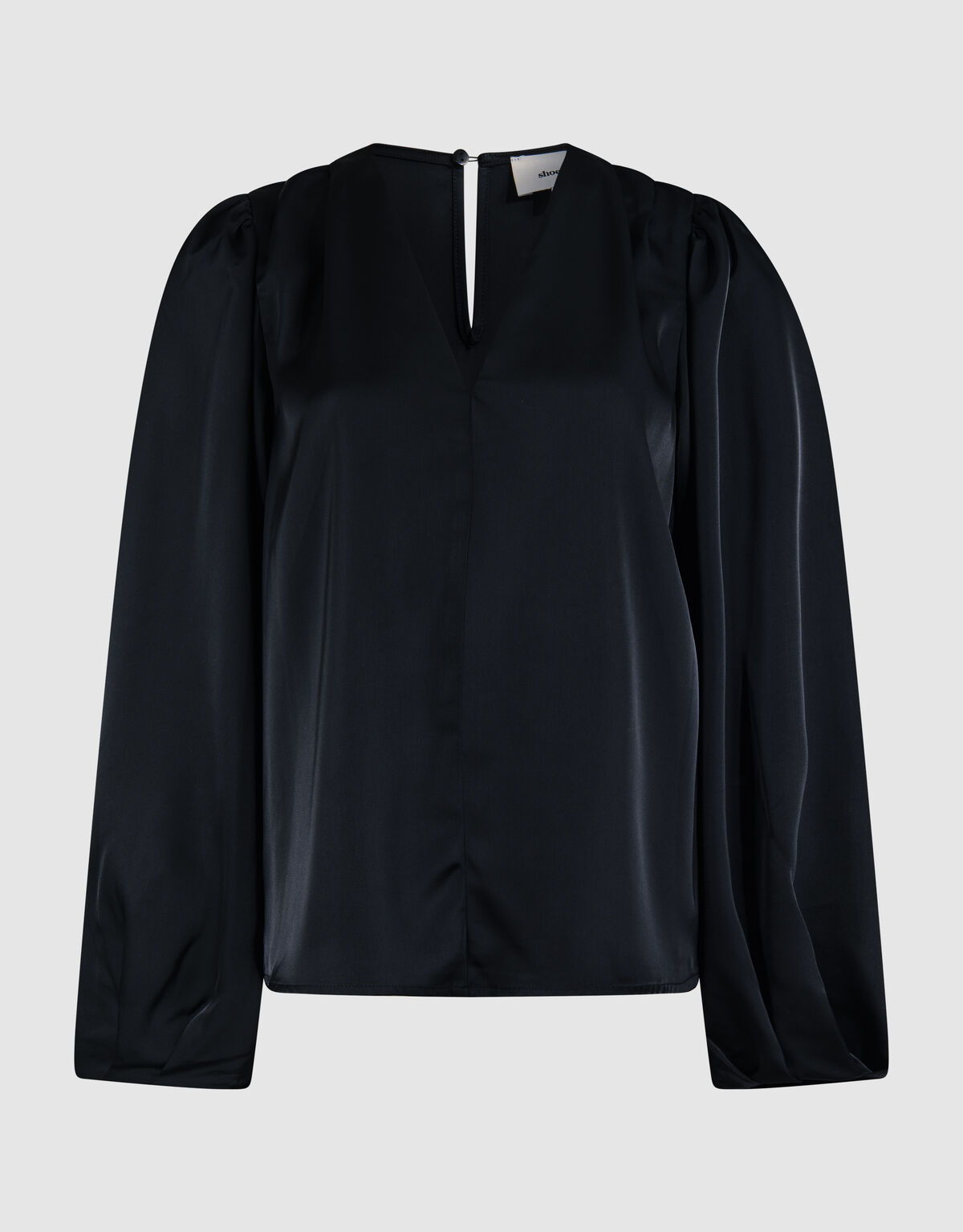 V-Ausschnitt Bluse Schwarz SHOEBY WOMEN