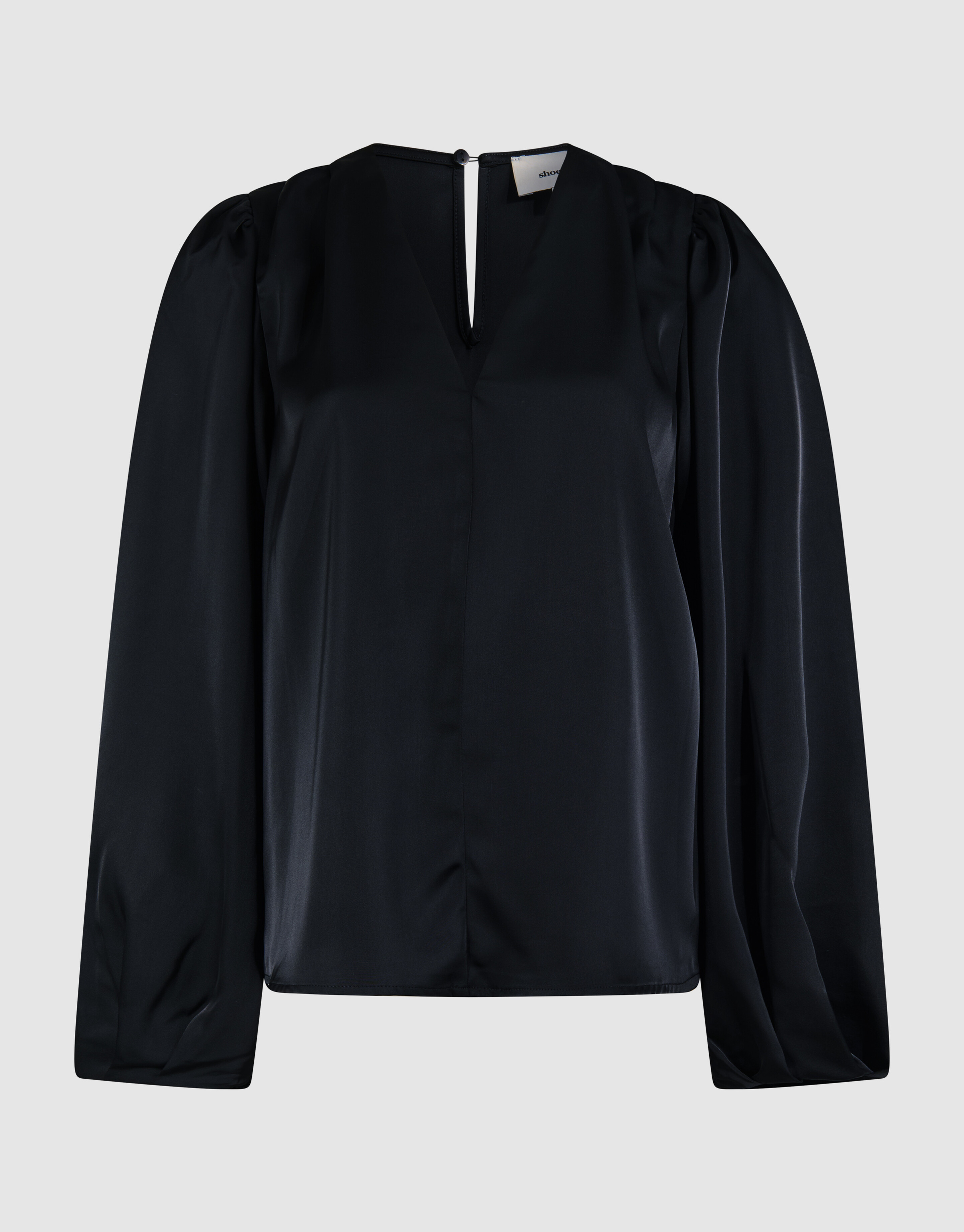 V-Ausschnitt Bluse Schwarz SHOEBY WOMEN