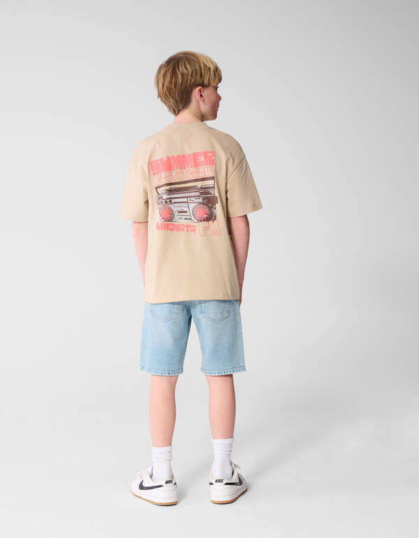 Limonata Artwork T-Shirt Sand SHOEBY BOYS