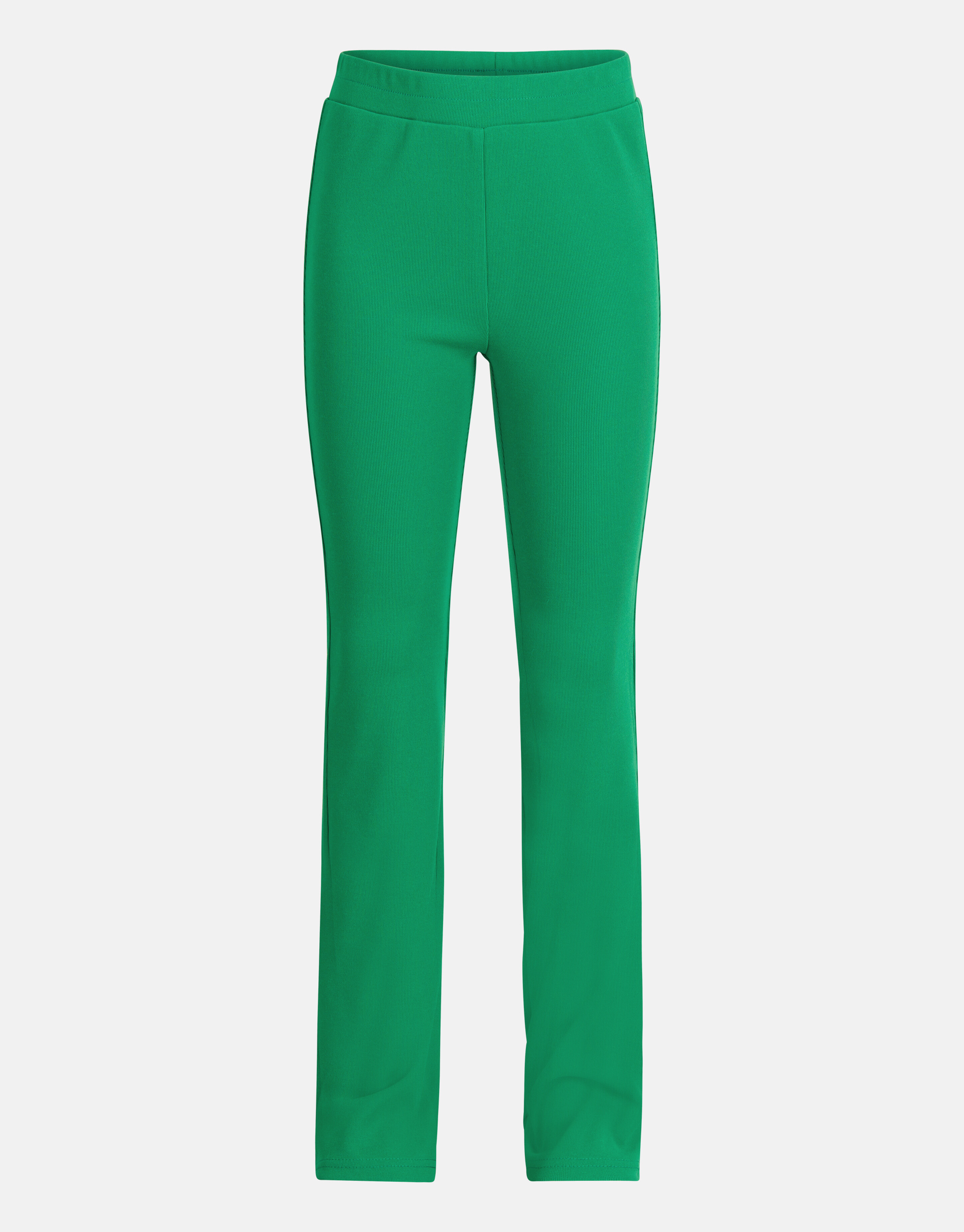 Ausgestellte Rippen-Leggings Grün SHOEBY GIRLS